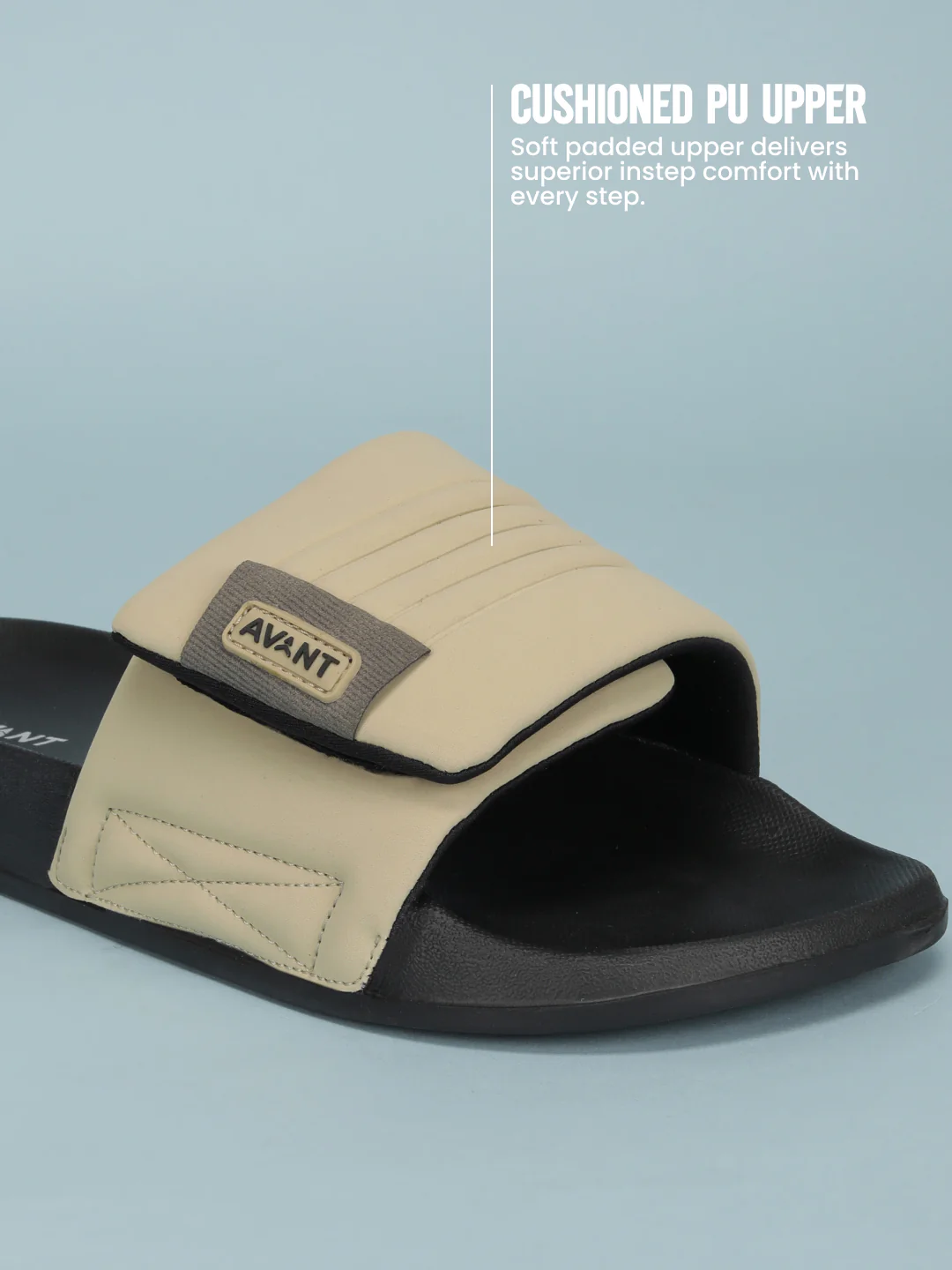 Avant Men’s SoftLine Sliders - Beige - Image 4