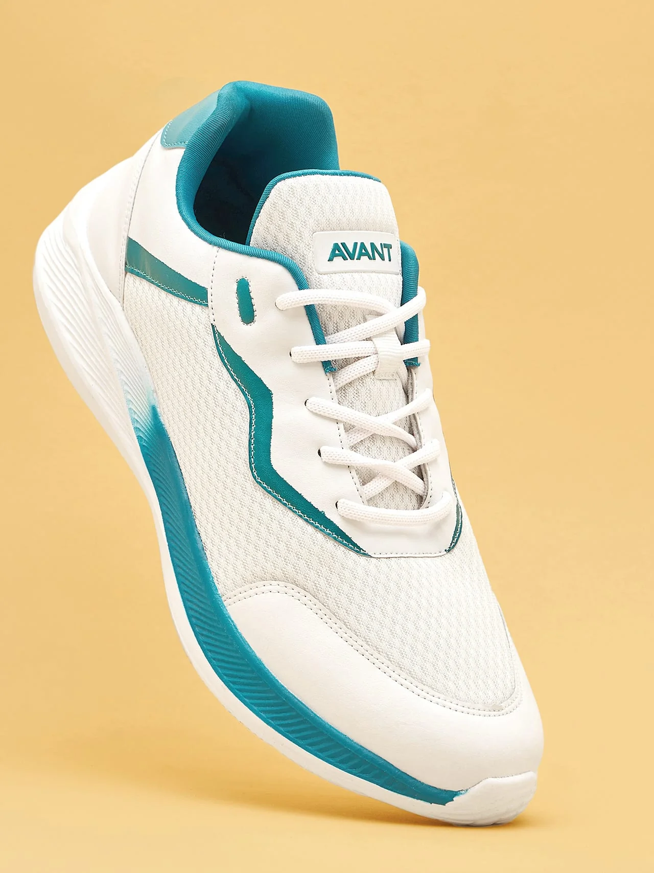 Avant Men's Softride Walking Shoes-White - Image 5