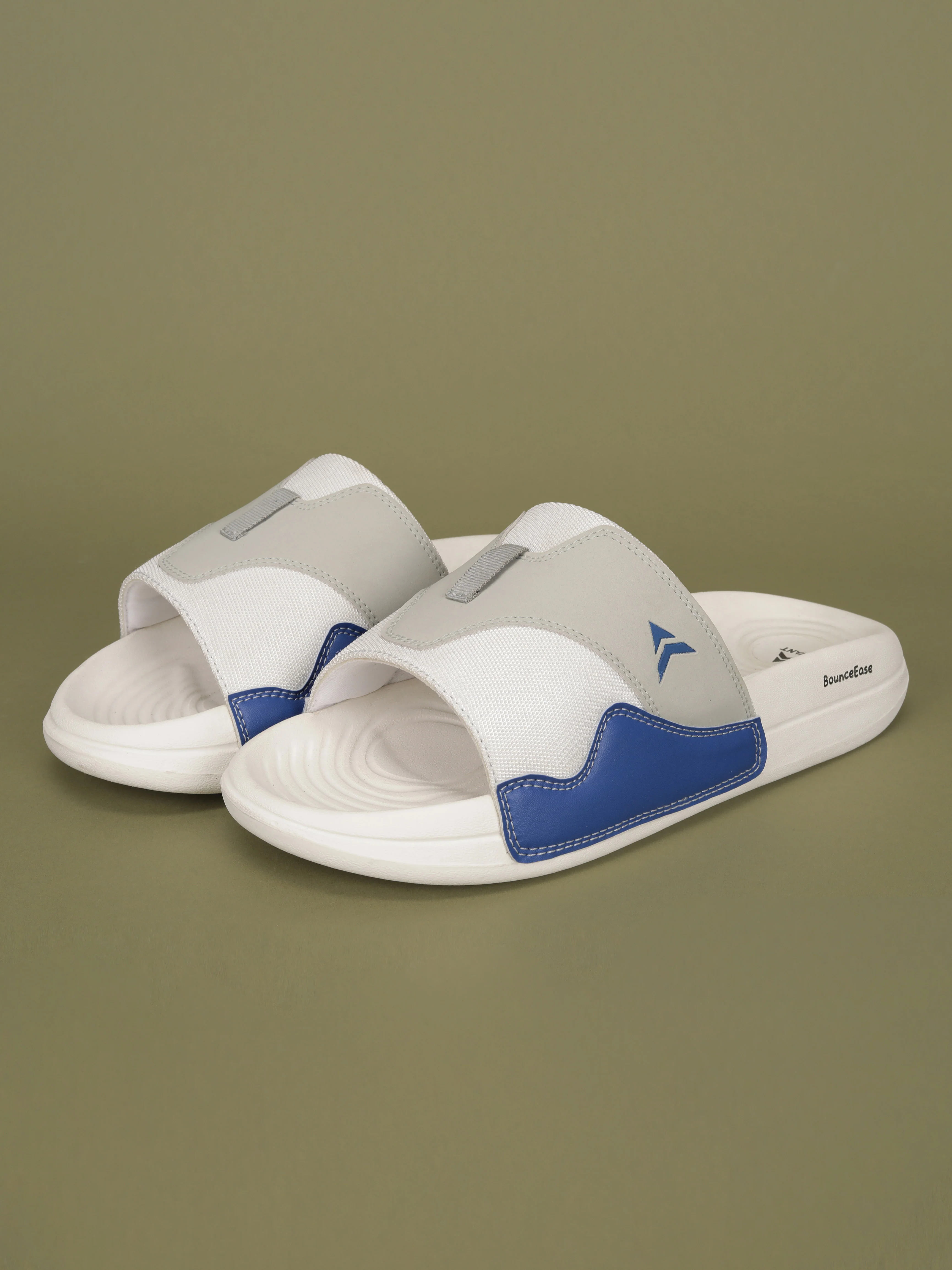 Avant Men's SoftStride Sliders - White/Blue - Image 11