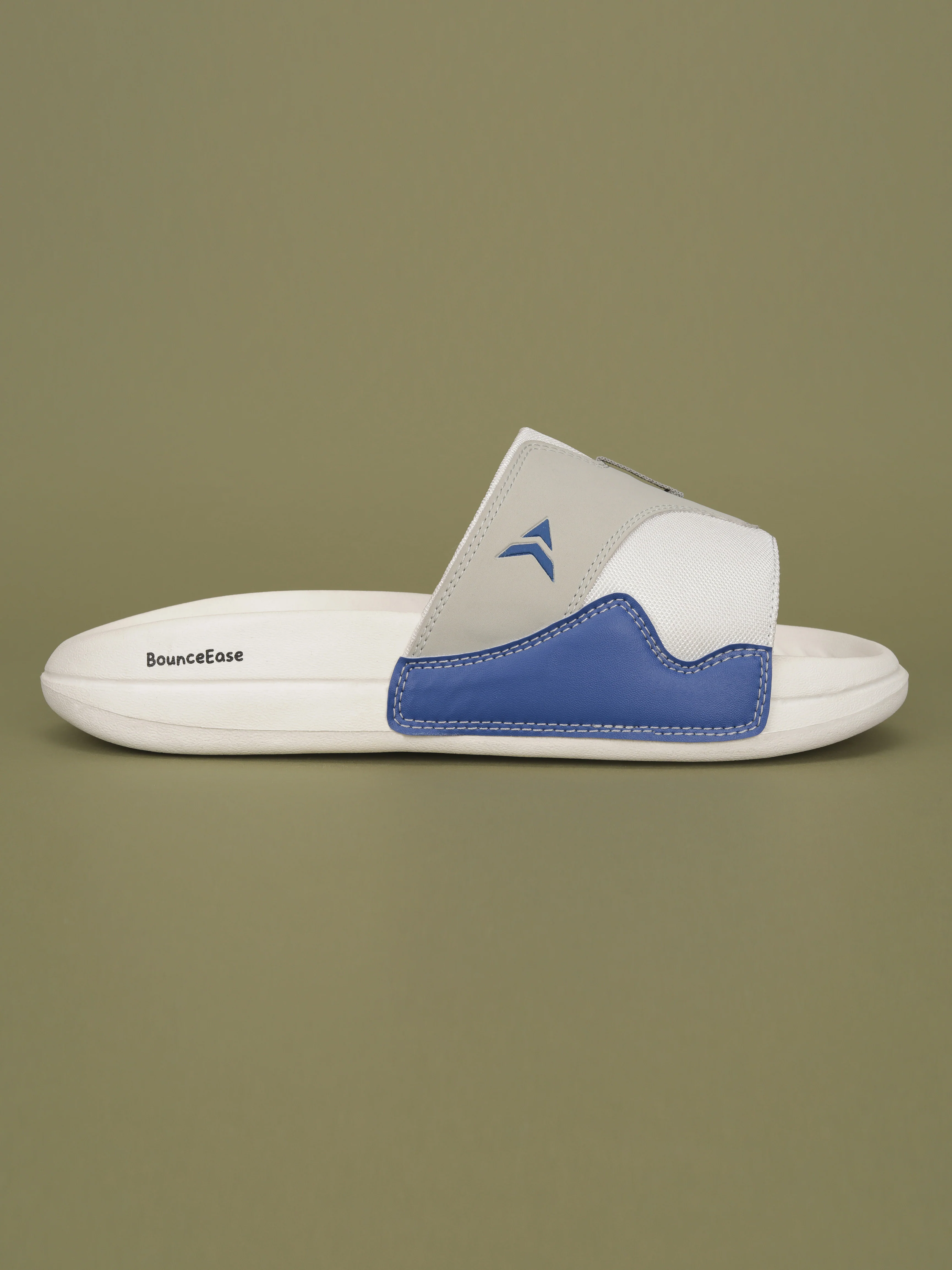 Avant Men's SoftStride Sliders - White/Blue - Image 3