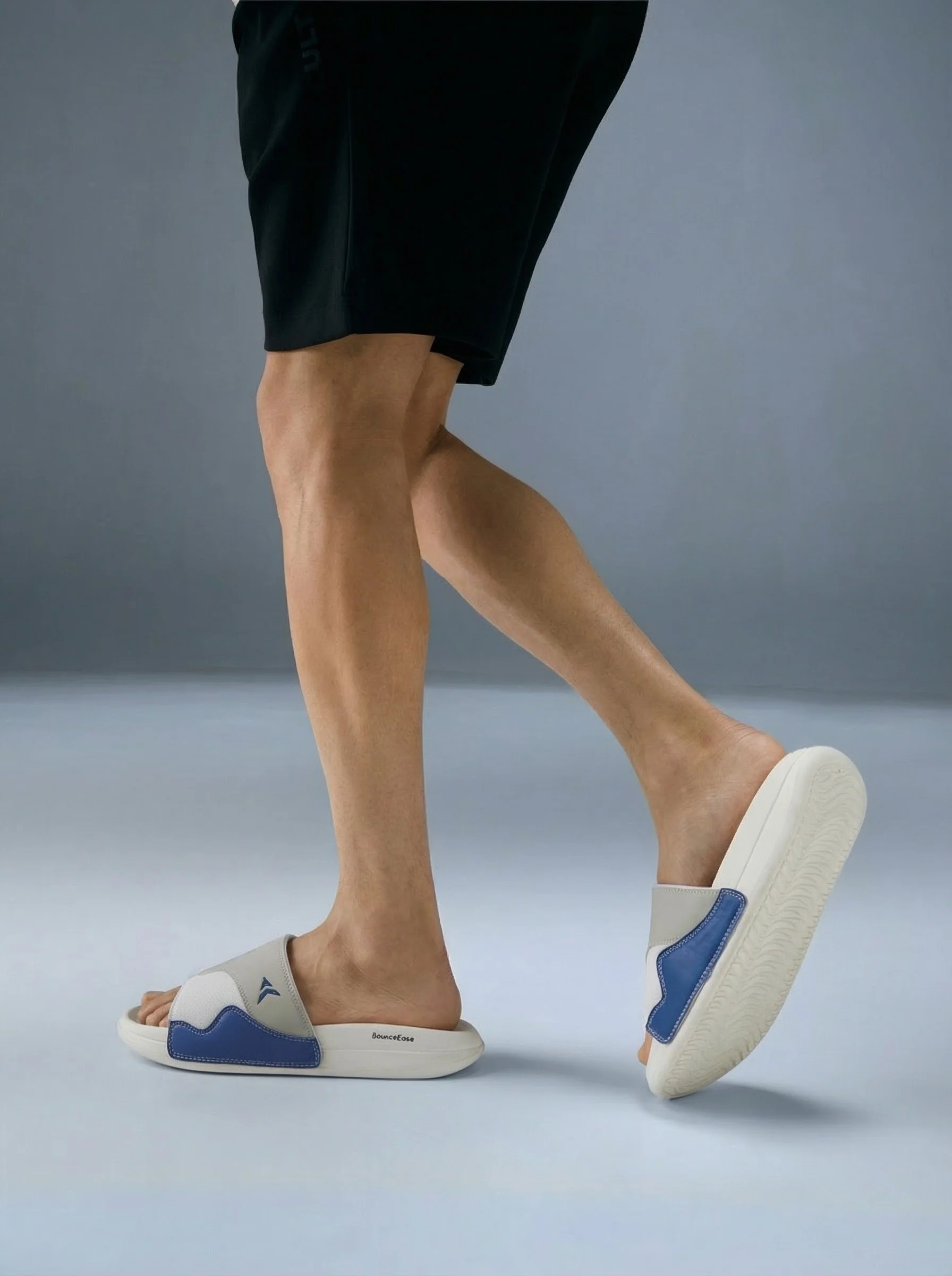 Avant Men's SoftStride Sliders - White/Blue - Image 7