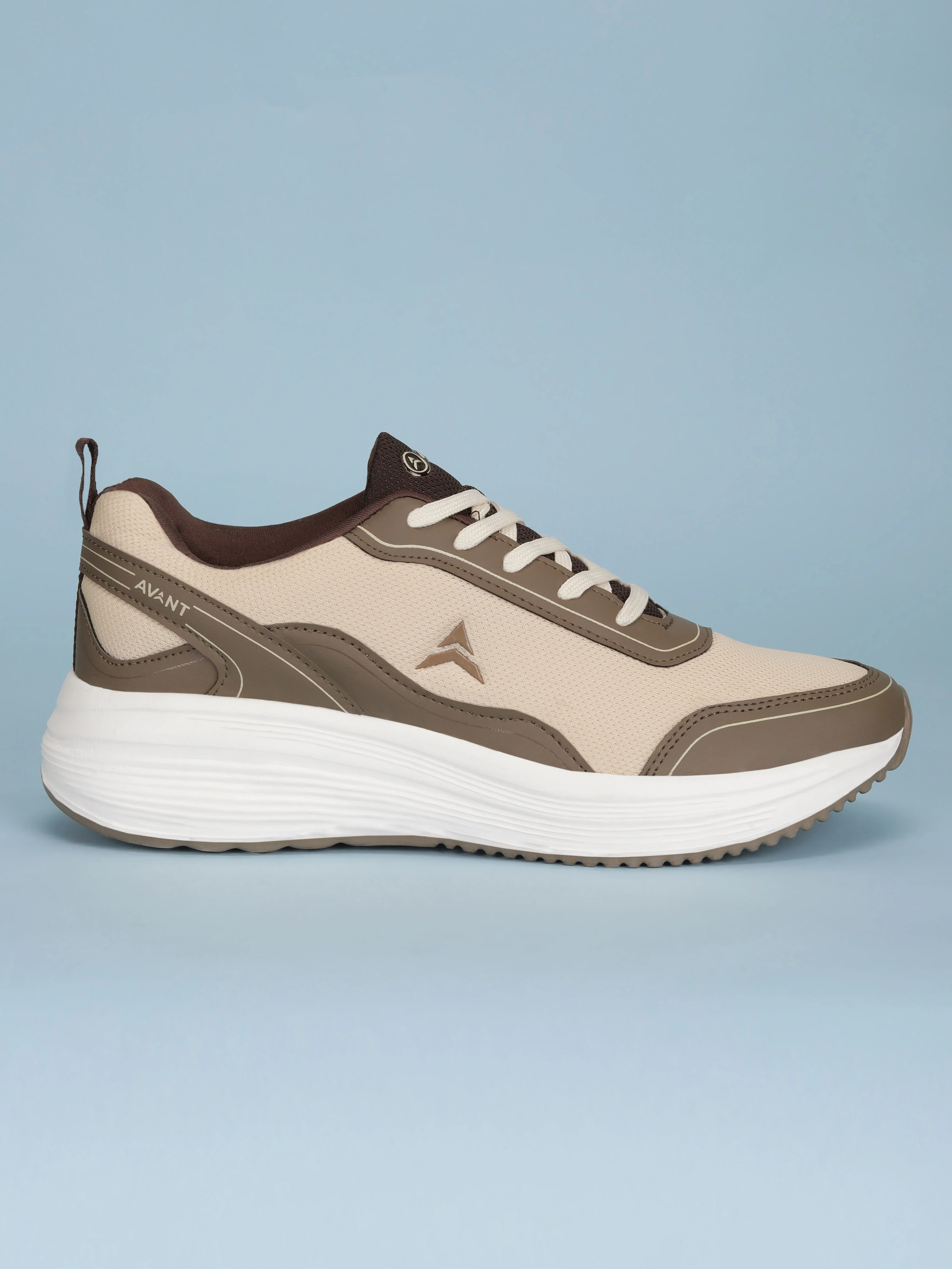 Avant Men's SoleEase Walking Shoes - Brown/Beige - Image 3