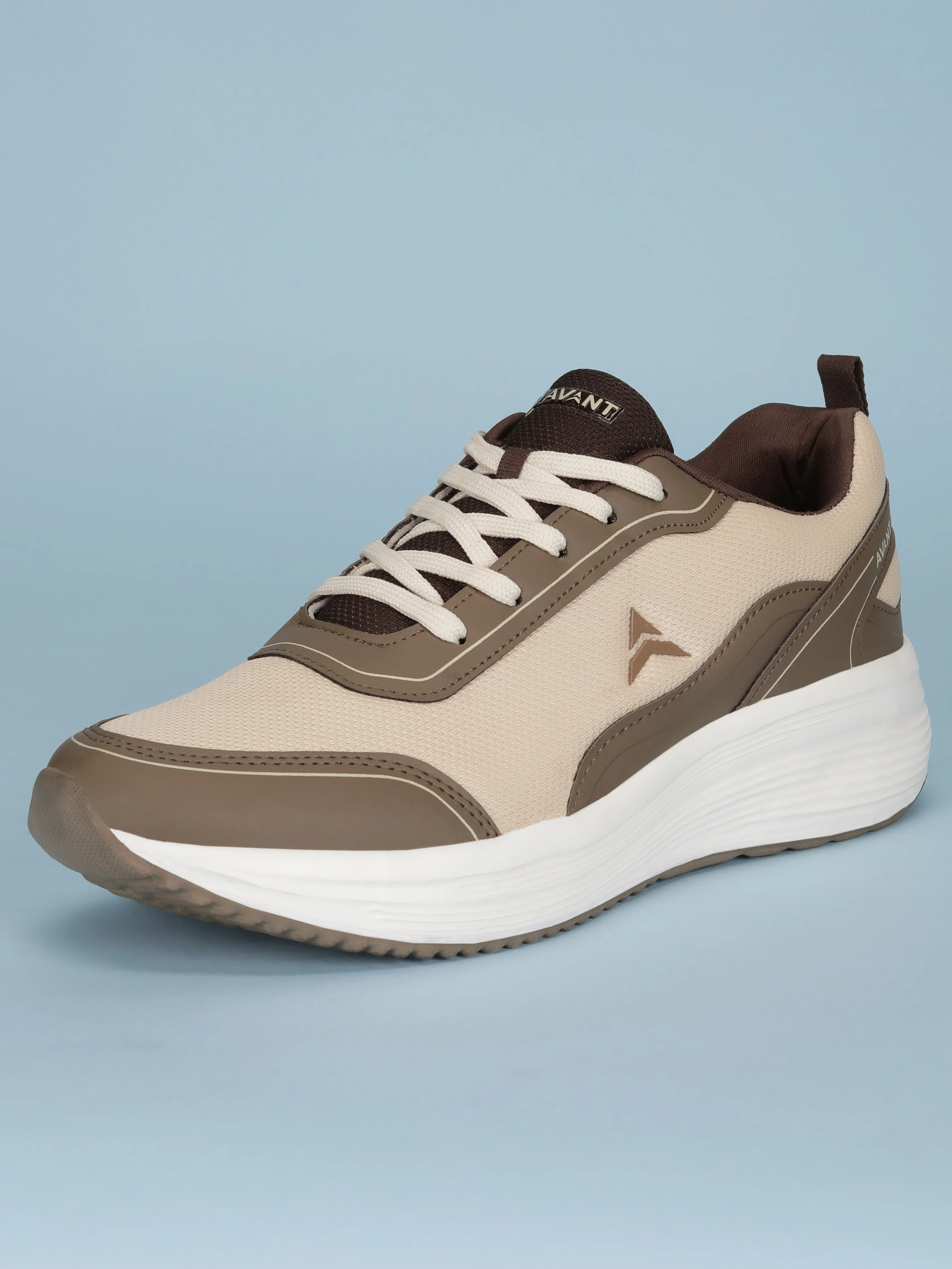 Avant Men's SoleEase Walking Shoes - Brown/Beige - Image 4