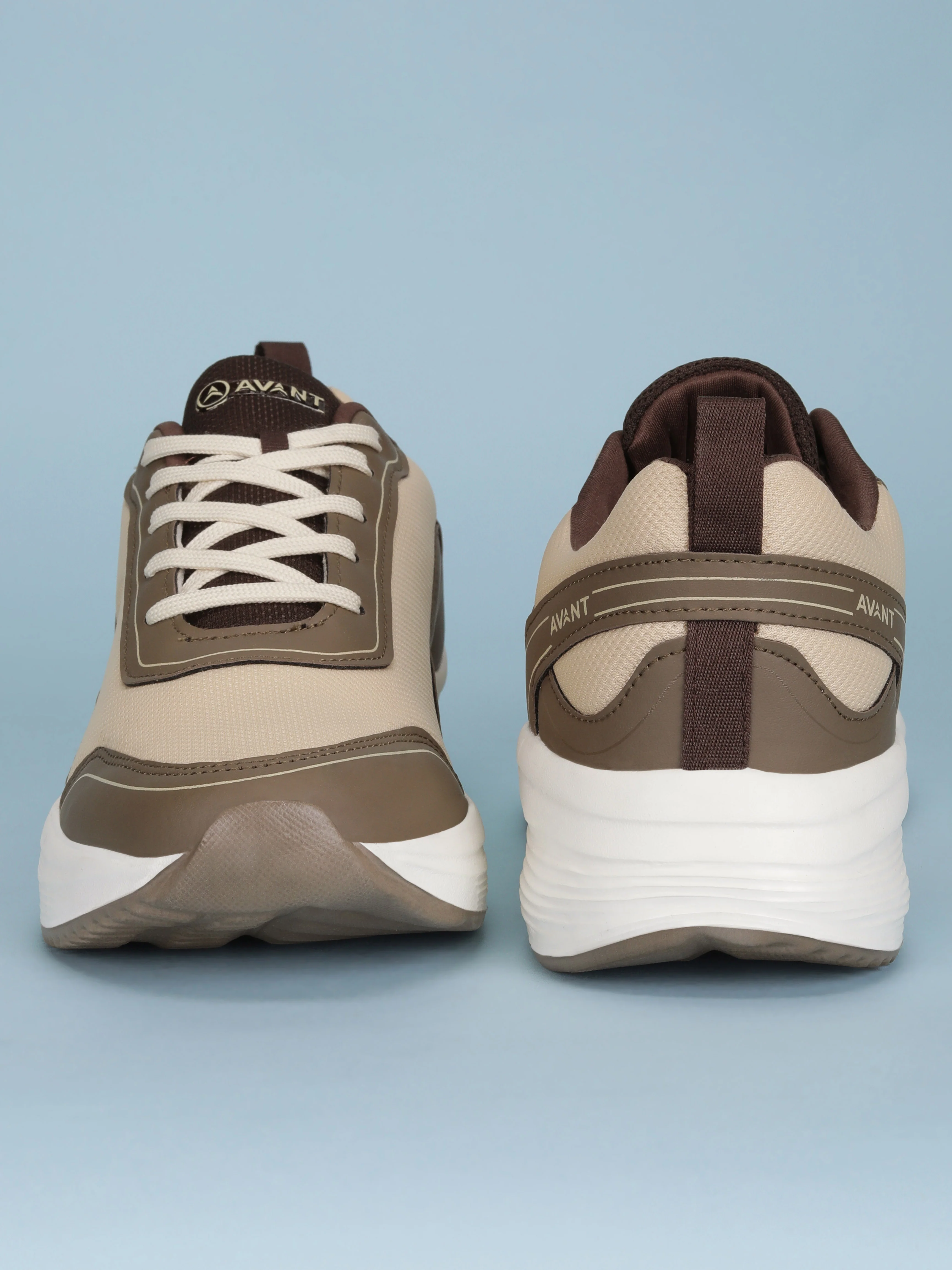 Avant Men's SoleEase Walking Shoes - Brown/Beige - Image 9
