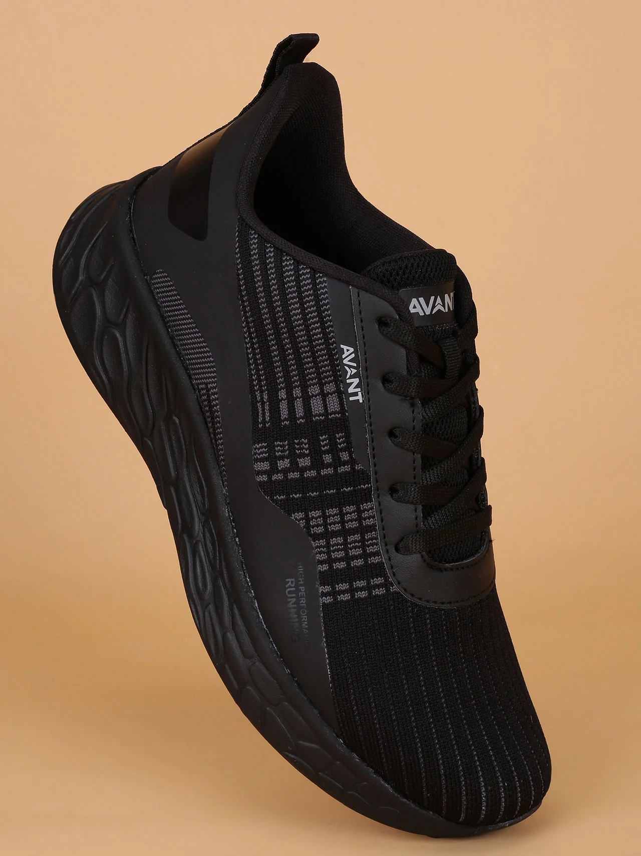 Avant Men's SoleWave Running Shoes - Black - Image 4