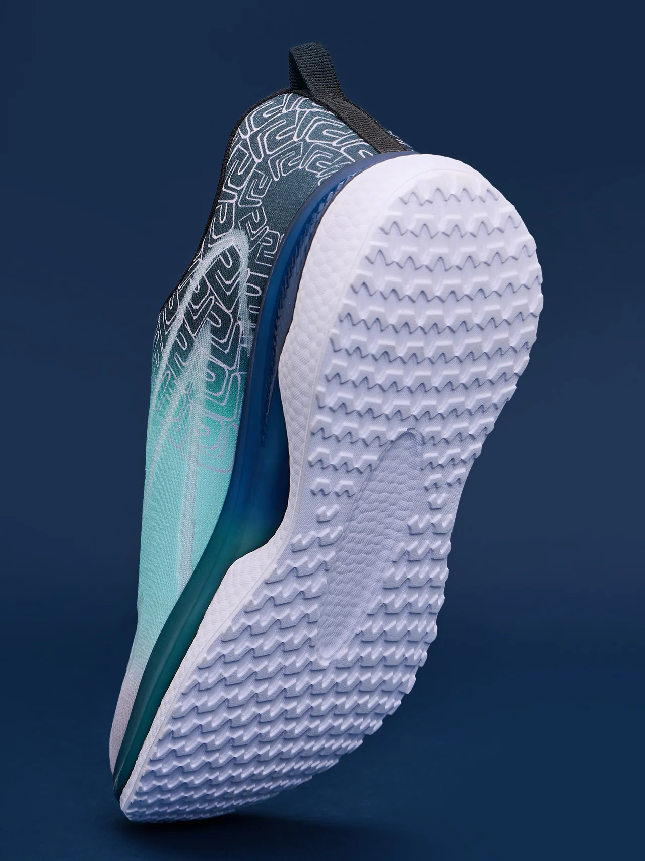 Avant Men's Spark Active Sports shoes - Black/Sky Blue - Image 8