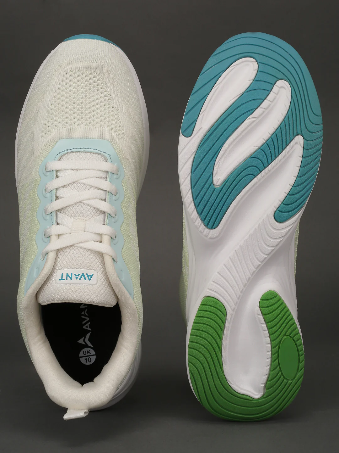 Avant Men's SpartanX Running Shoes L.Grey/Green - Image 9