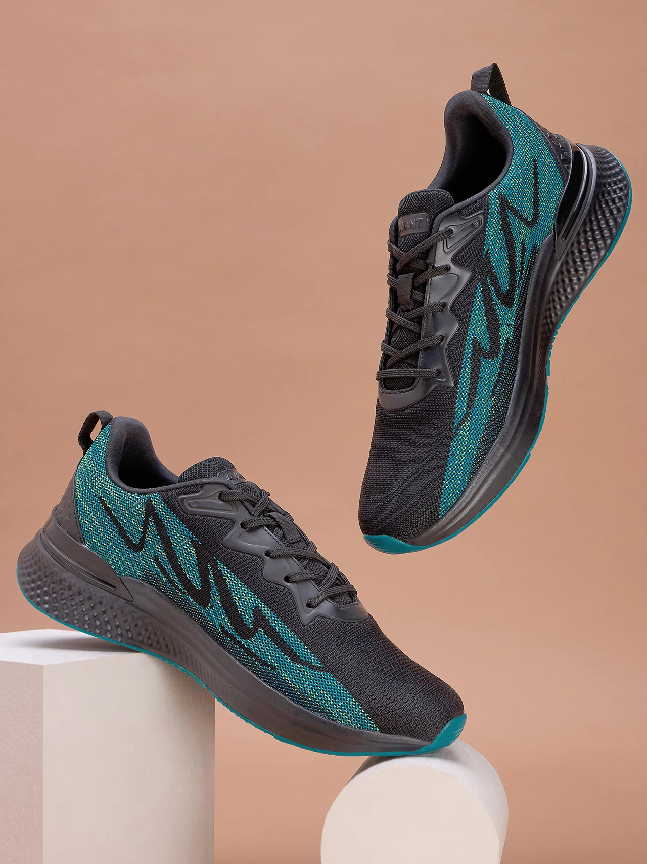 Avant Men's Spectrum Running Shoes - Black/Blue - Image 10