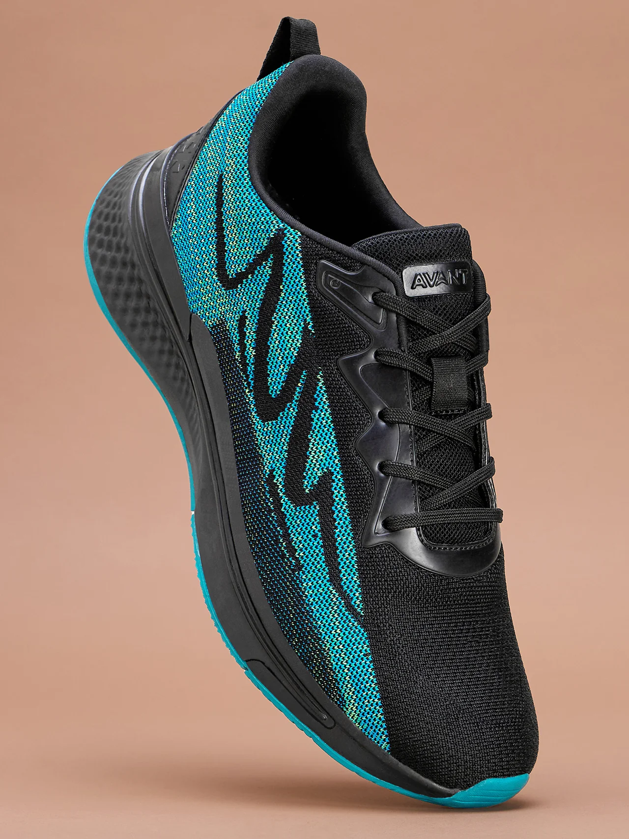 Avant Men's Spectrum Running Shoes - Black/Blue - Image 4