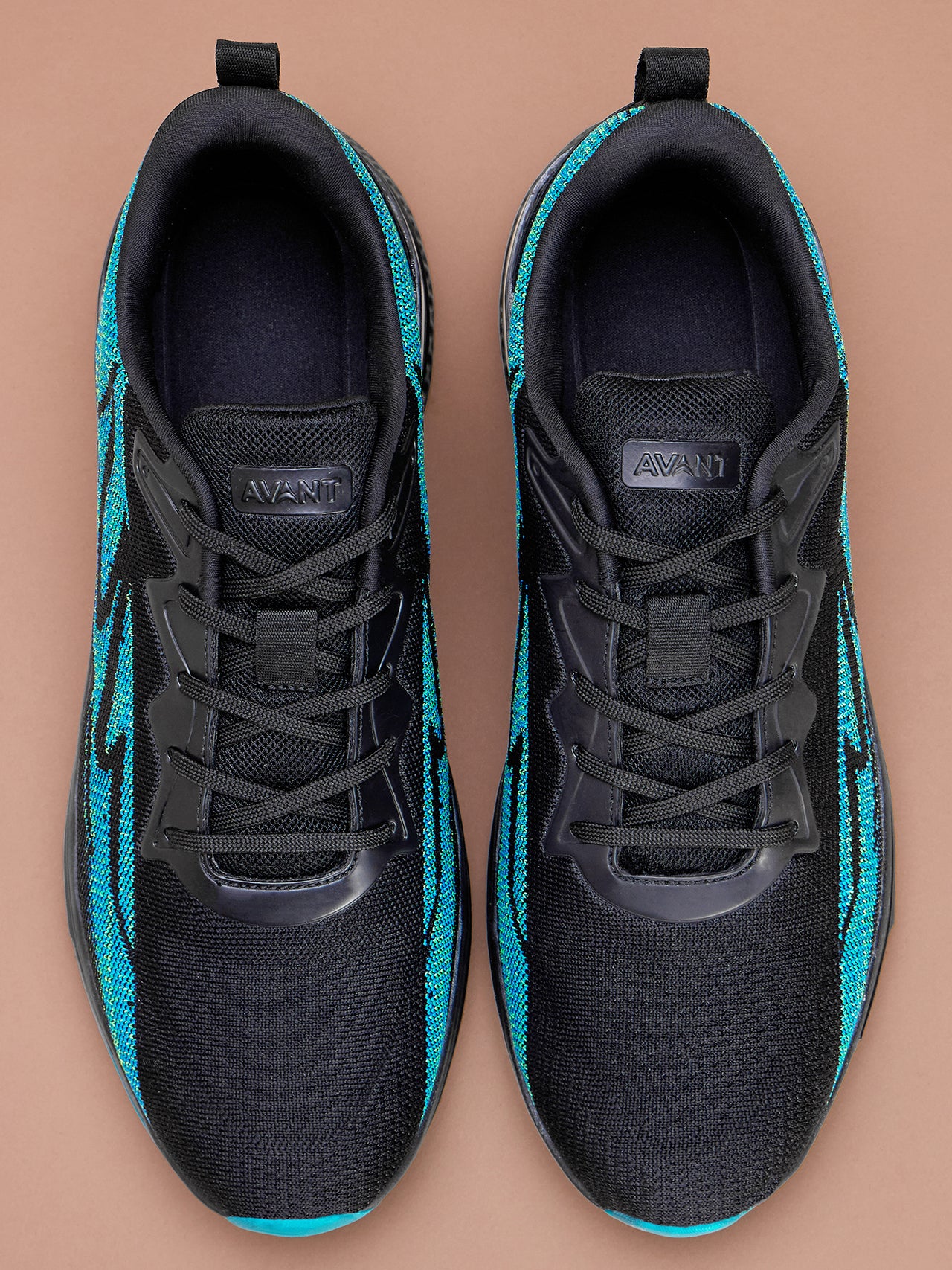 Avant Men's Spectrum Running Shoes - Black/Blue - Image 8