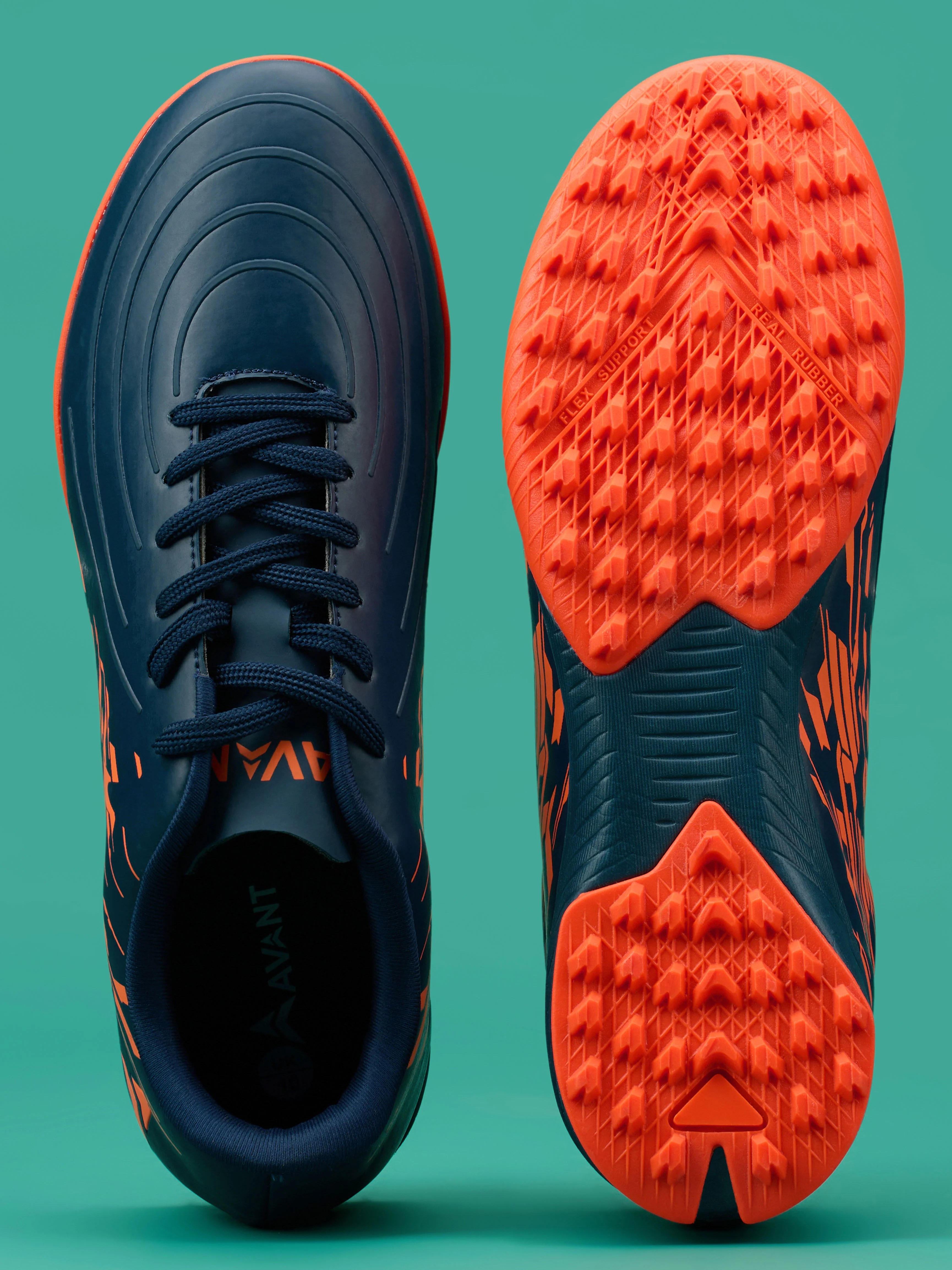 Avant Men's SpikeRush Football Shoes - Navy/Orange - Image 10