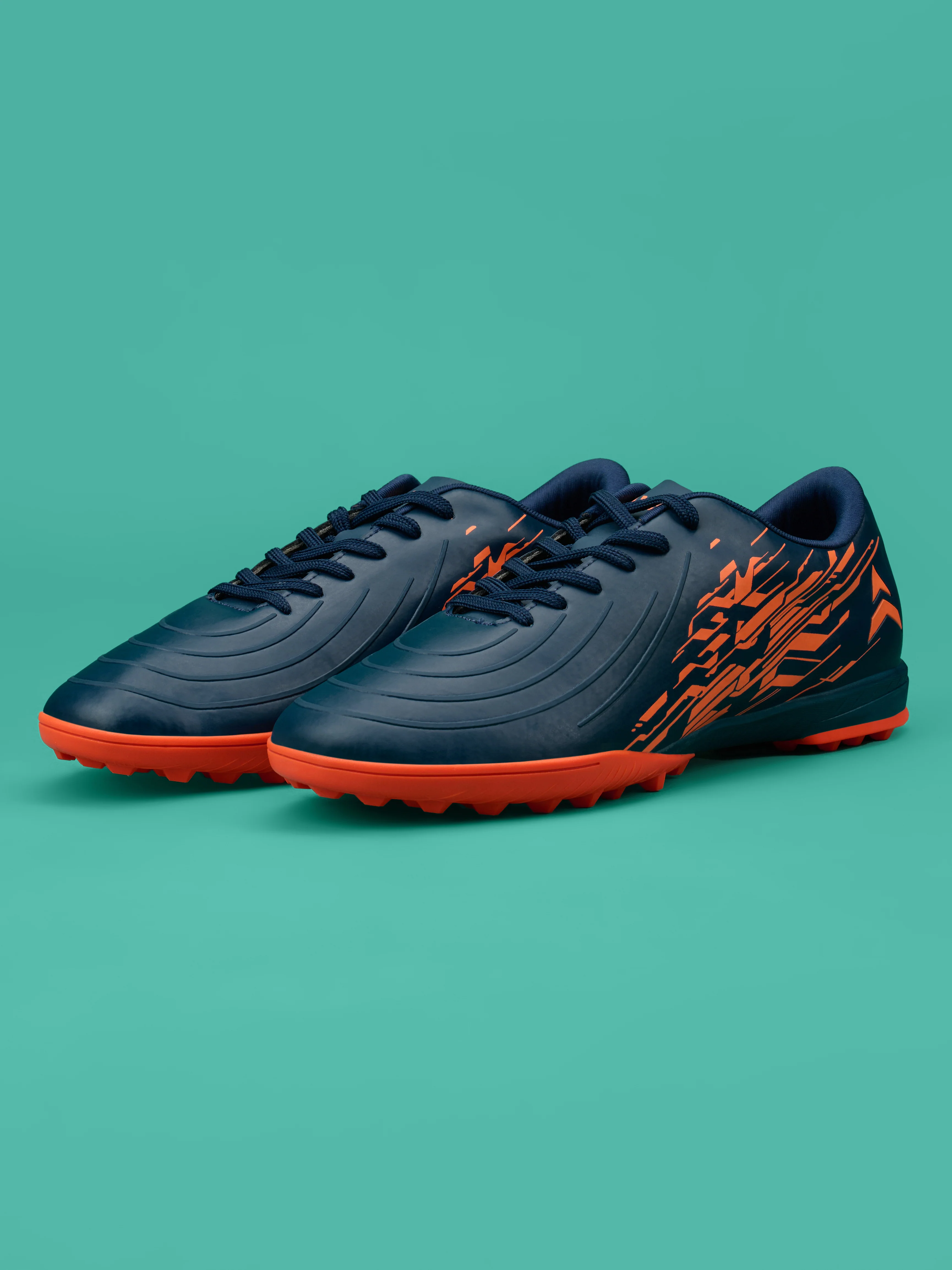 Avant Men's SpikeRush Football Shoes - Navy/Orange - Image 12
