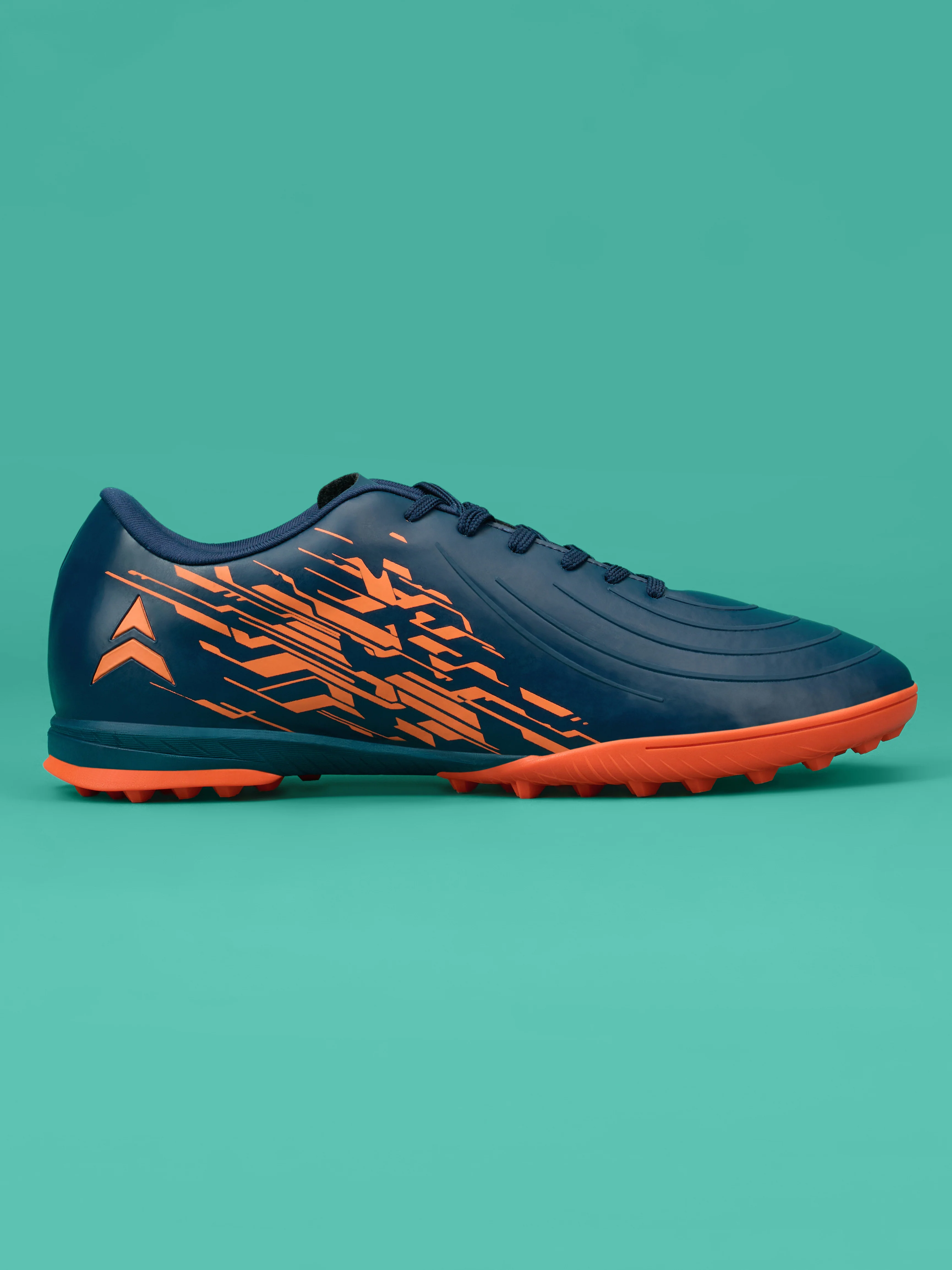 Avant Men's SpikeRush Football Shoes - Navy/Orange - Image 3