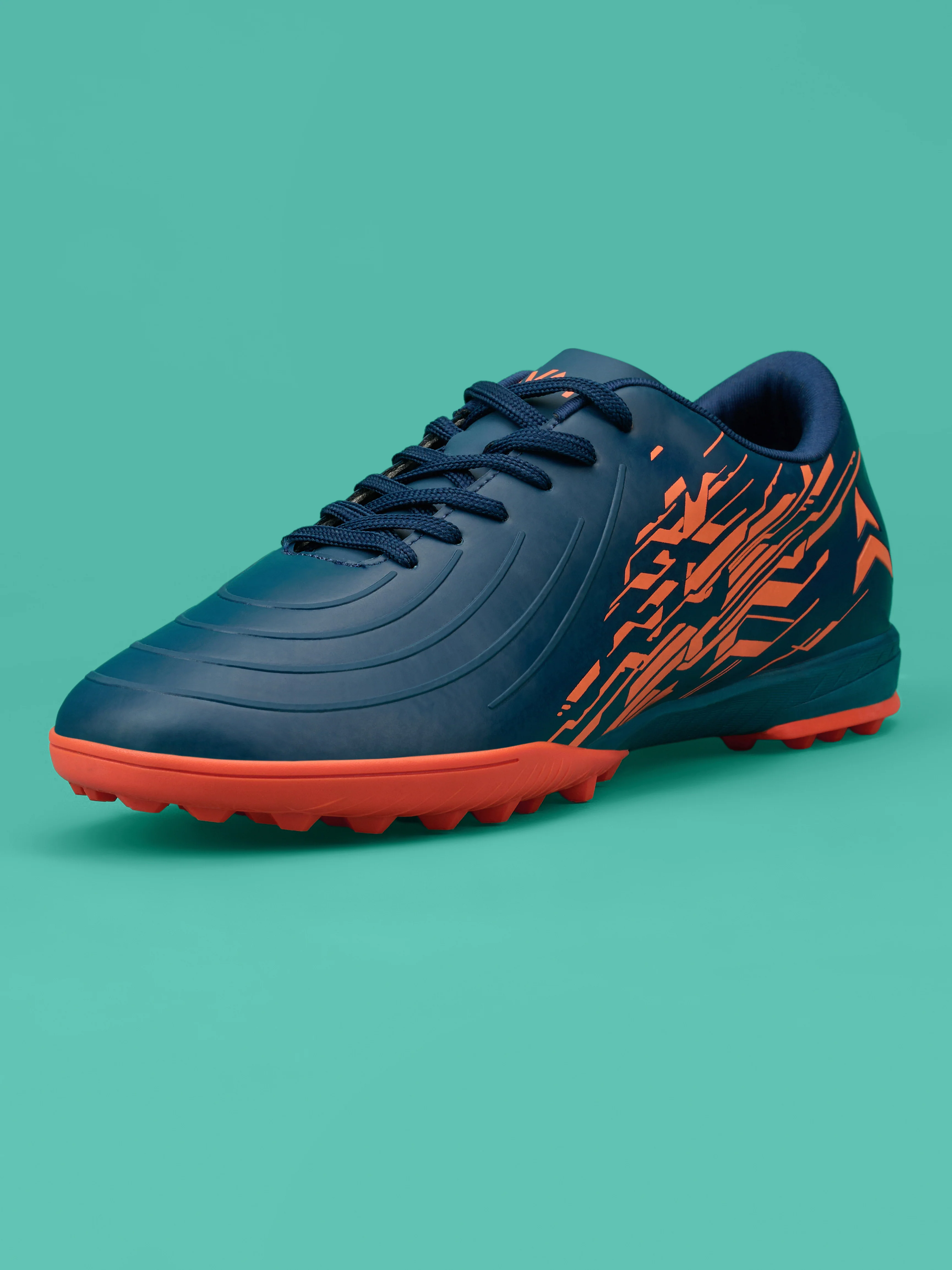 Avant Men's SpikeRush Football Shoes - Navy/Orange - Image 4