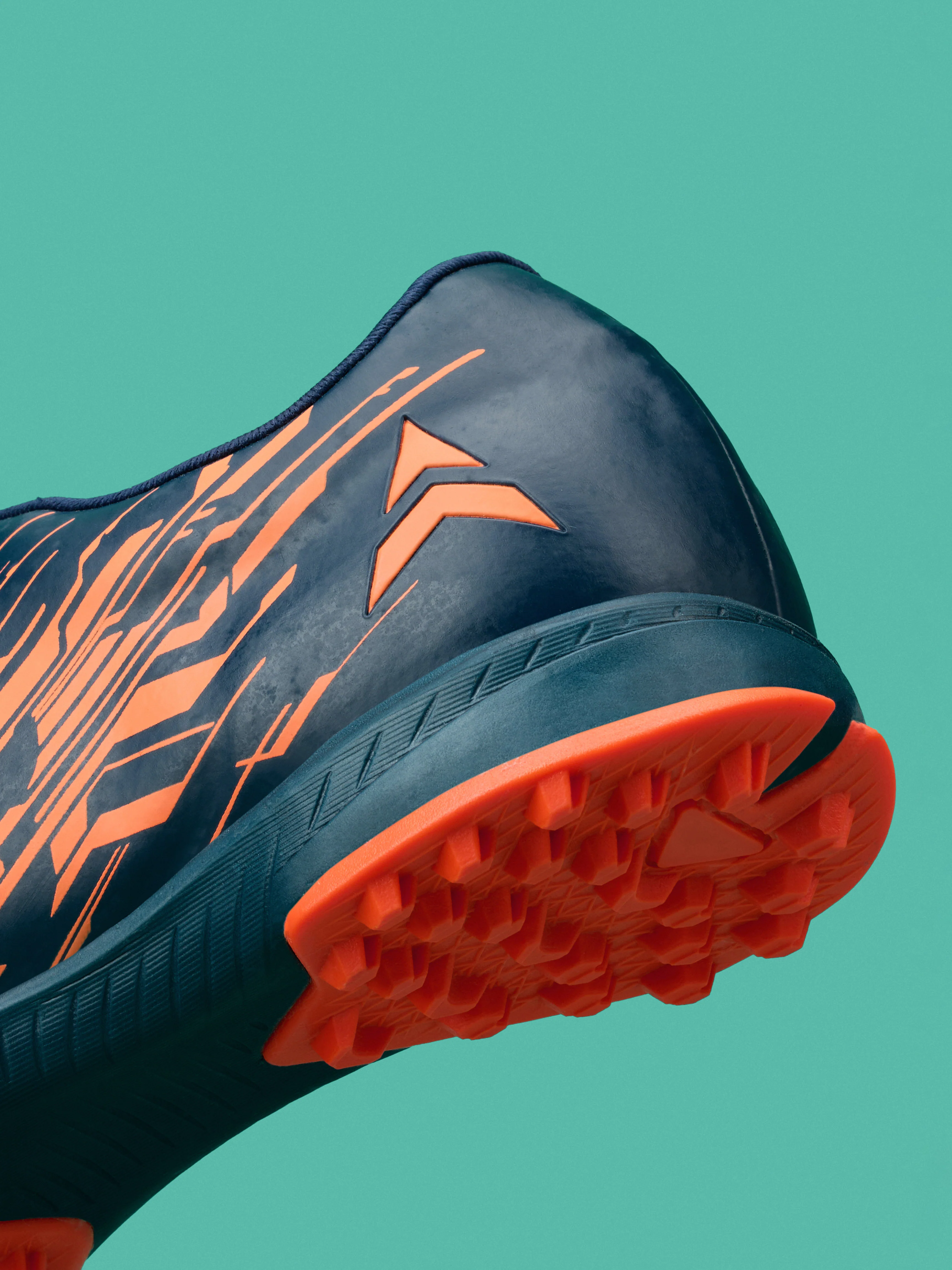 Avant Men's SpikeRush Football Shoes - Navy/Orange - Image 8