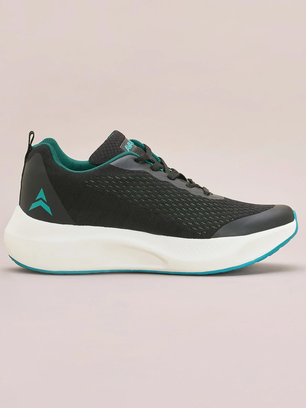 Avant Men's Stark Running Shoes - Black/Green - Image 4