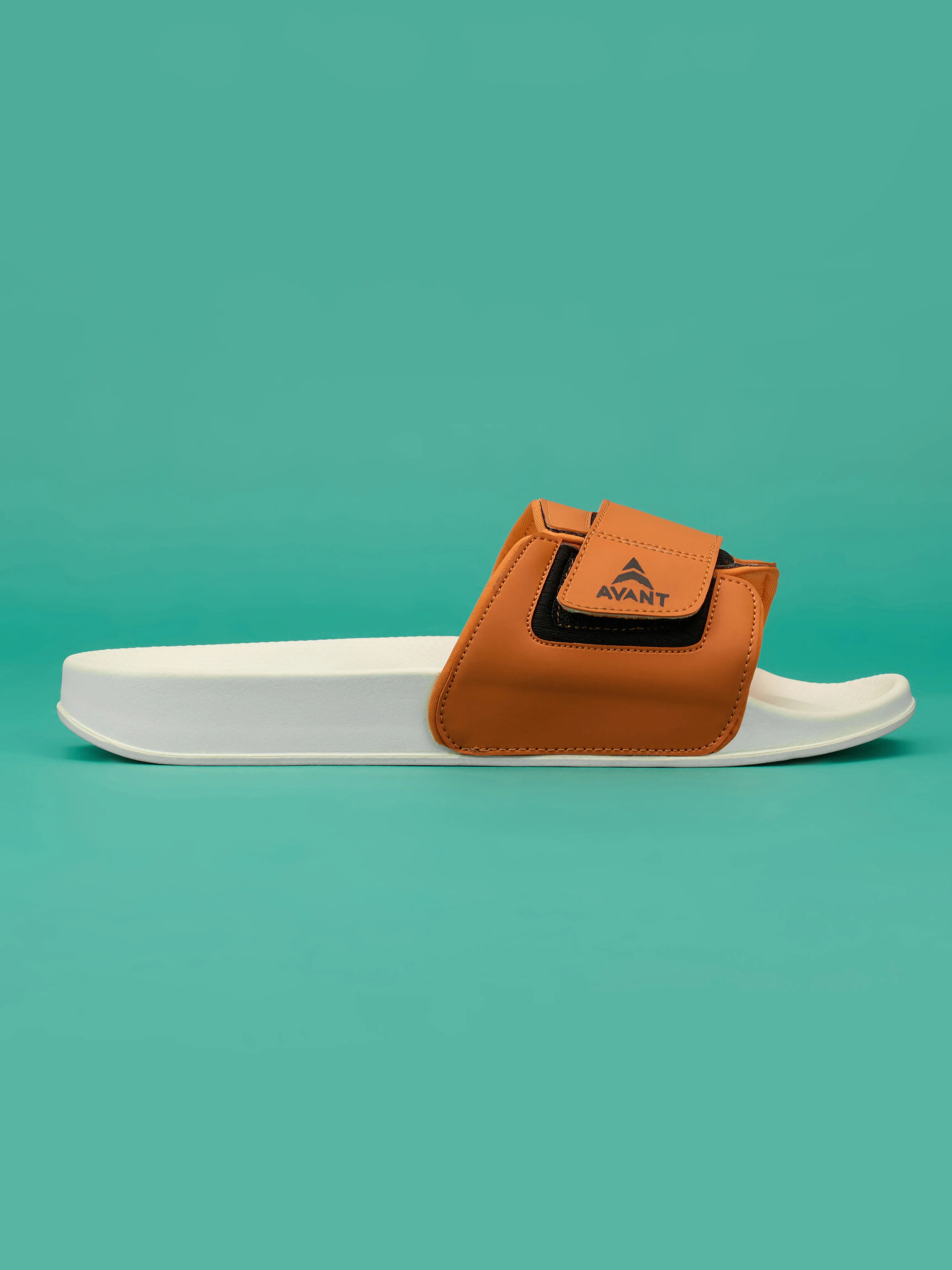 Avant Men's Stepster Sliders  - Orange - Image 3