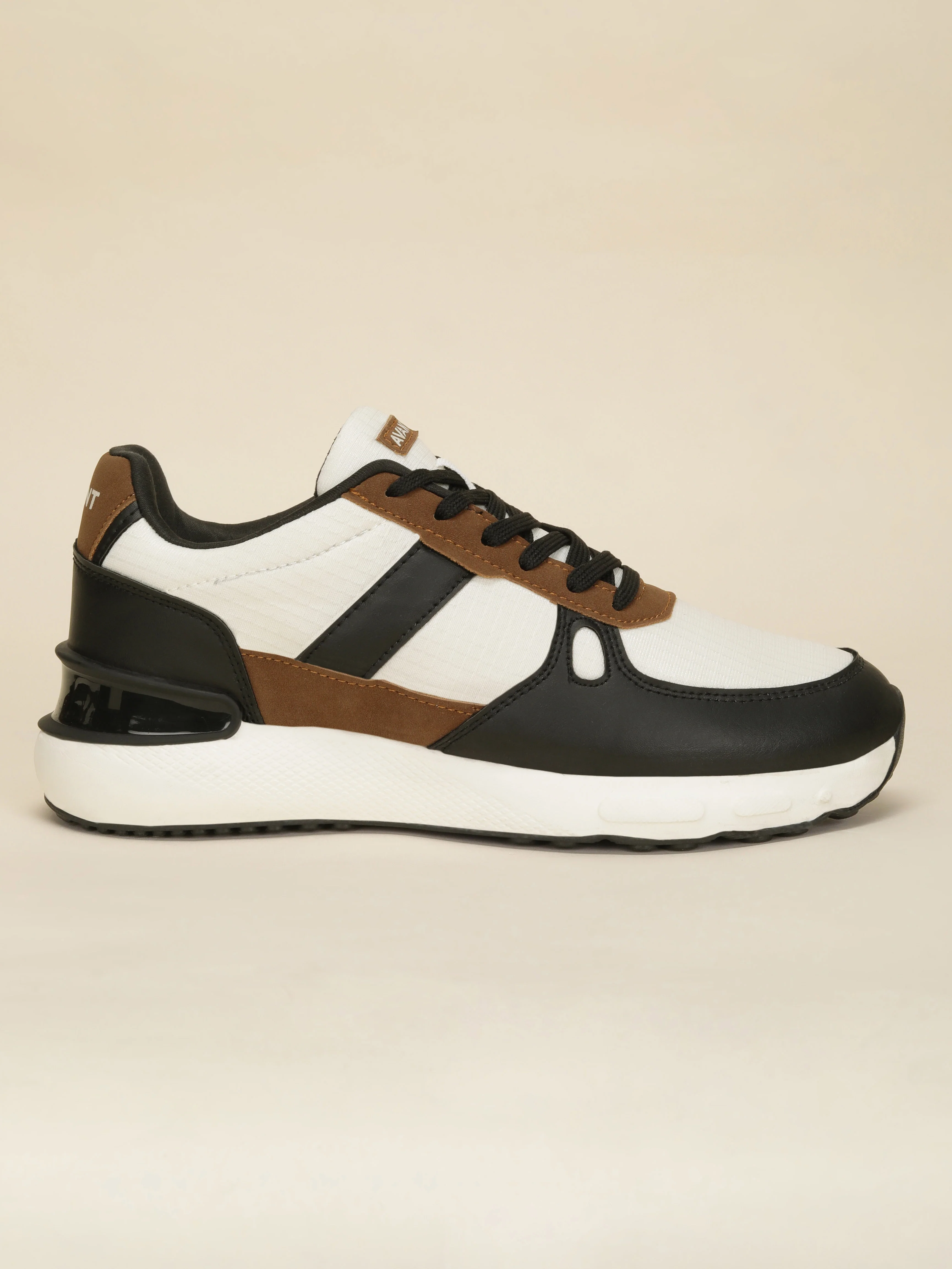 Avant Men's StepWise Sneakers - Beige/Black - Image 3