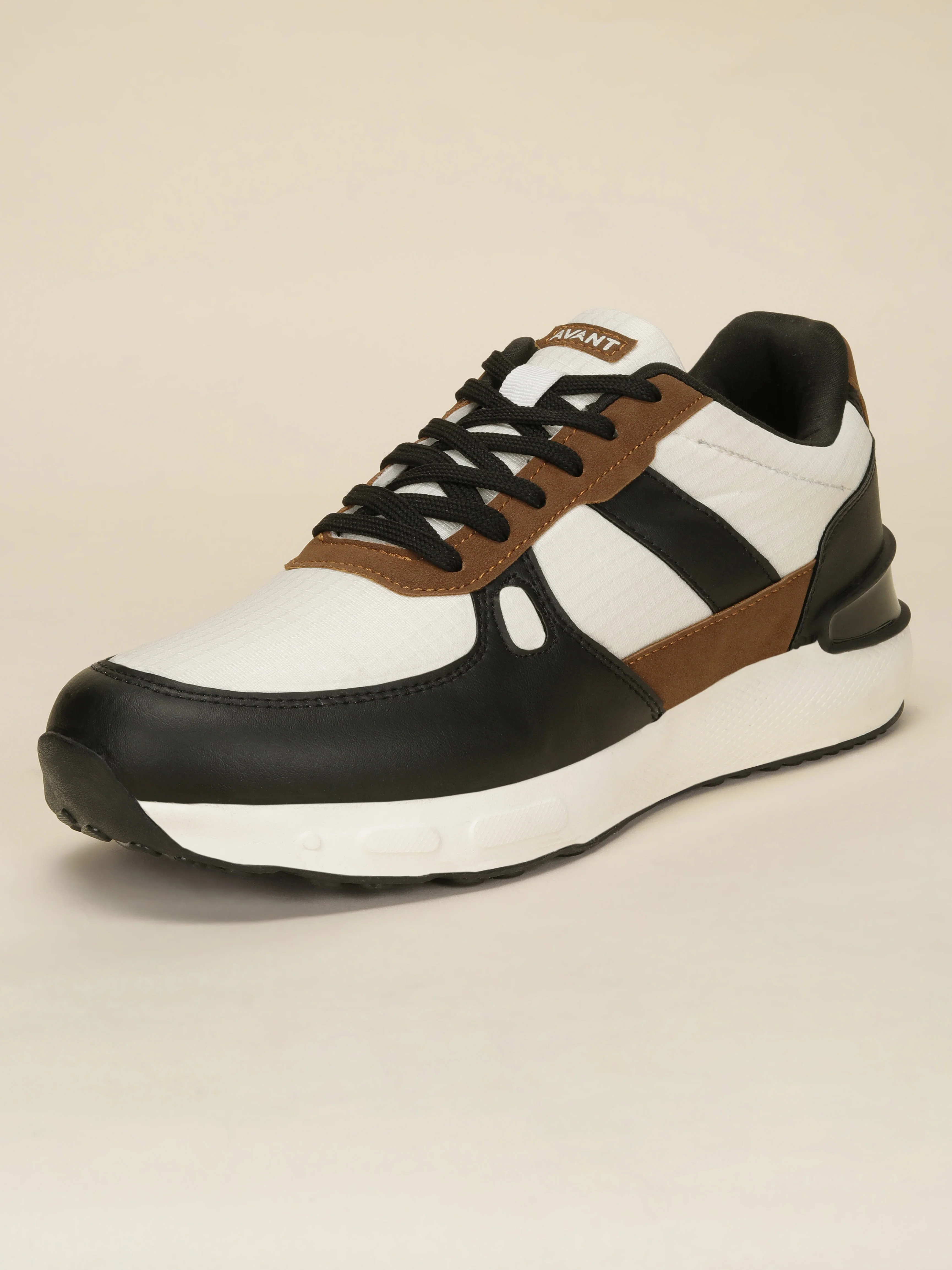 Avant Men's StepWise Sneakers - Beige/Black - Image 4