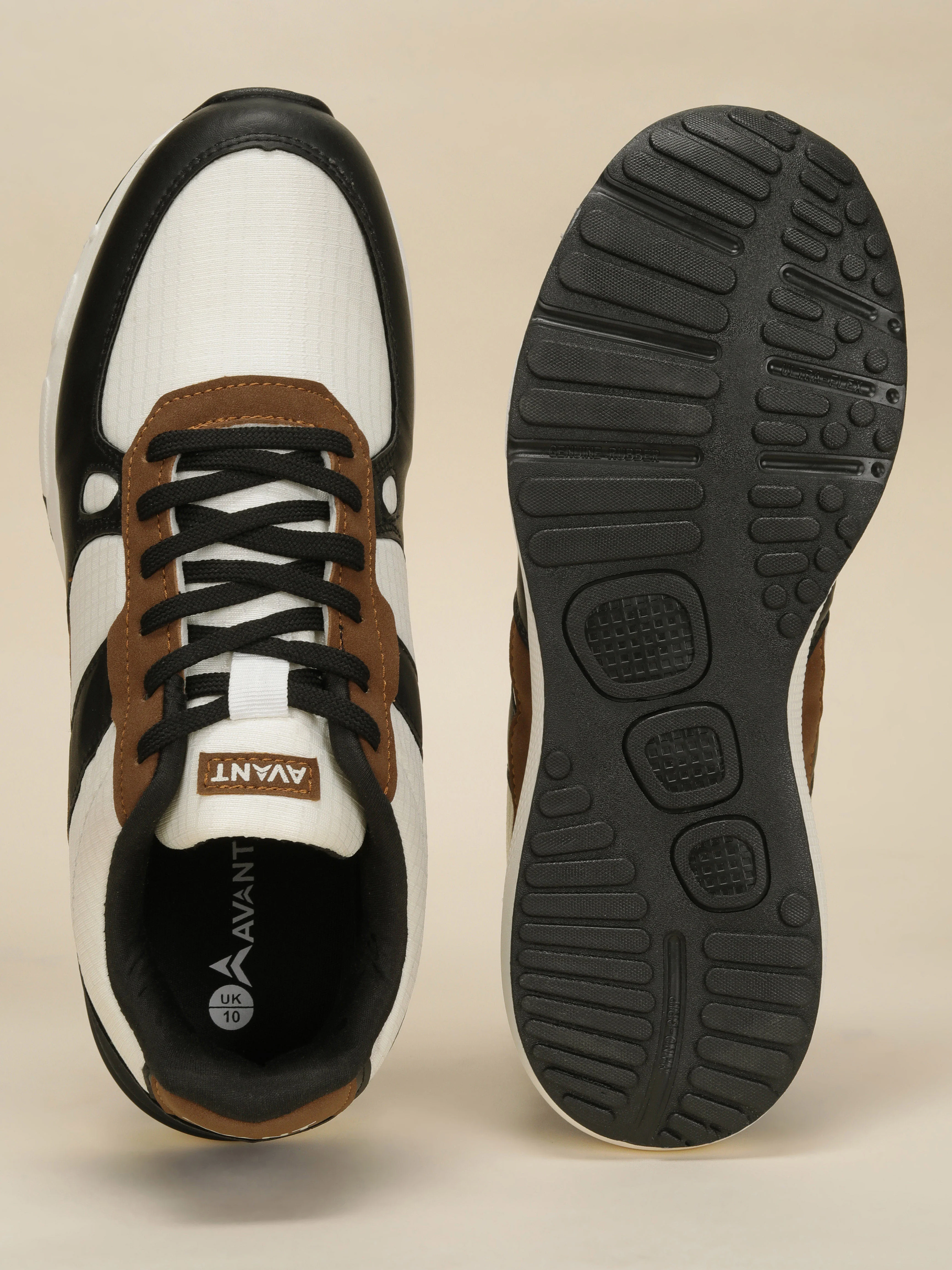 Avant Men's StepWise Sneakers - Beige/Black - Image 8