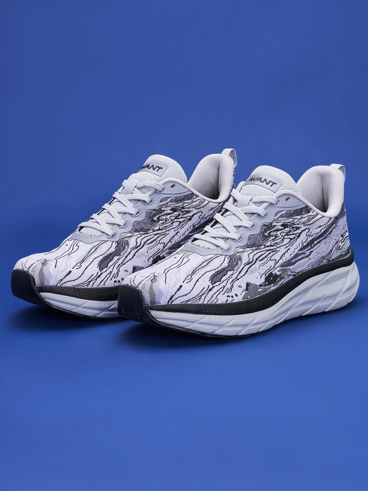Avant Men's Storm Running Shoes- Grey/Black - Image 5