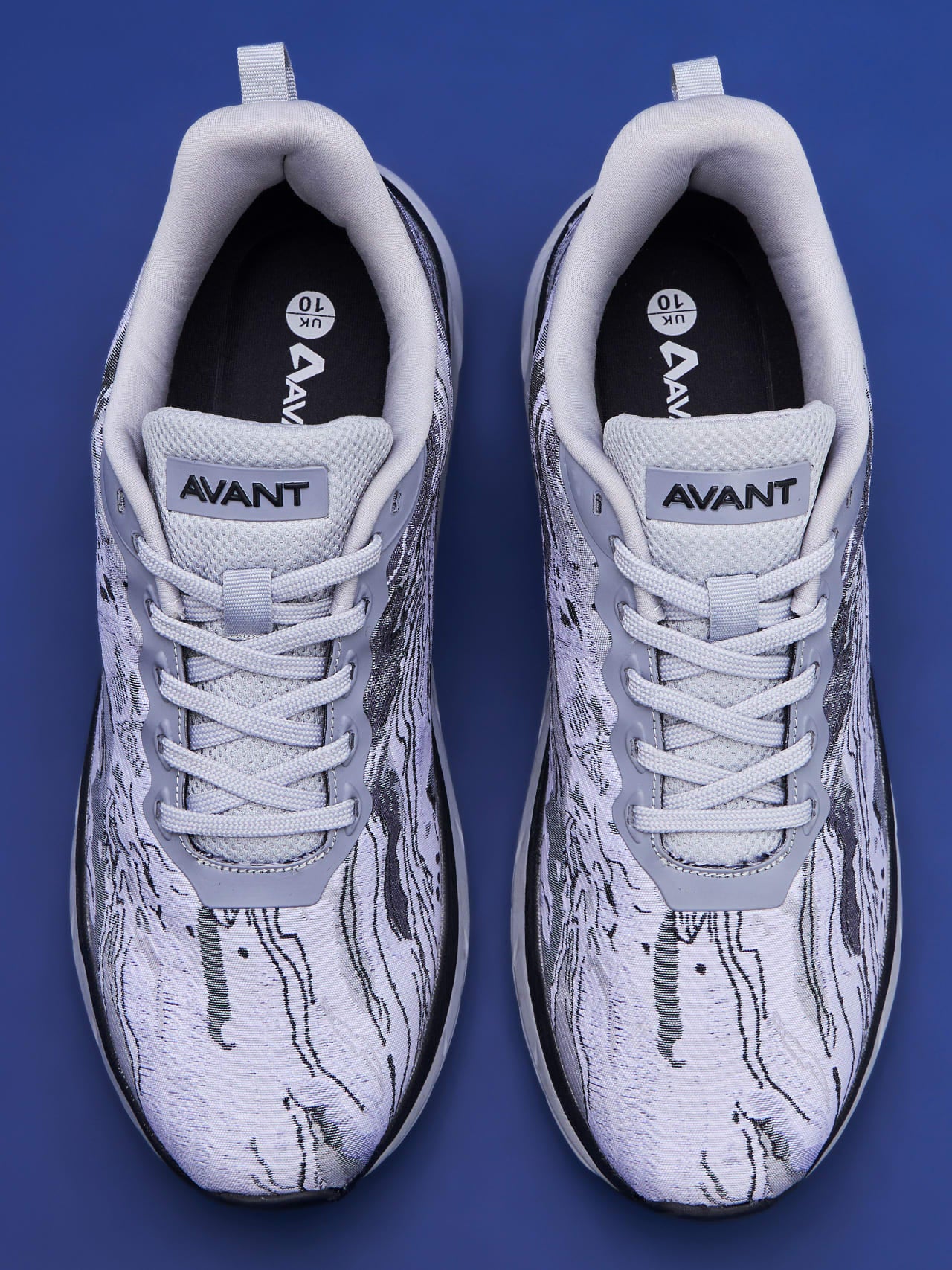 Avant Men's Storm Running Shoes- Grey/Black - Image 8