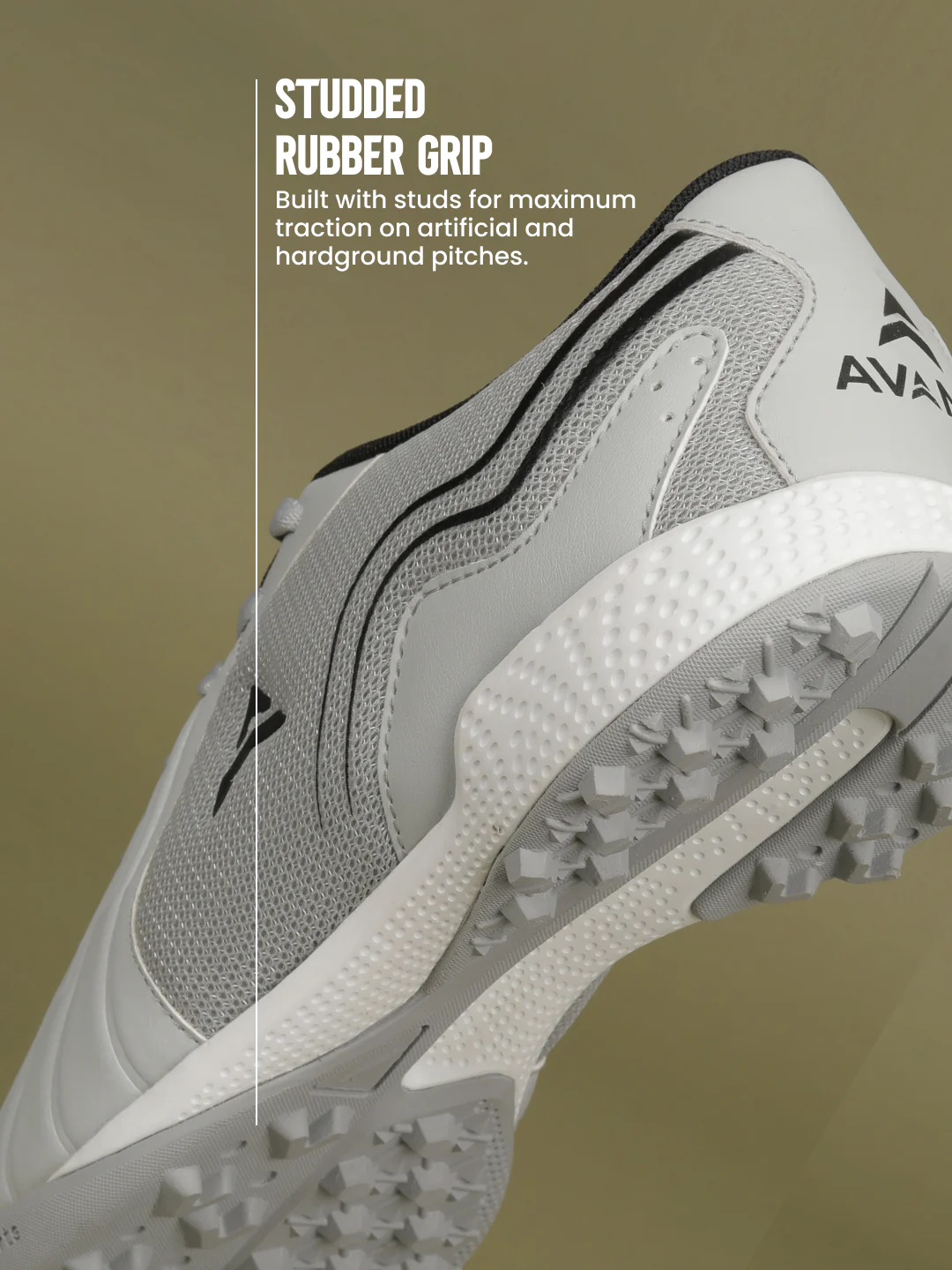 Avant Men's Streamline Turf Football Shoes - Grey - Image 6