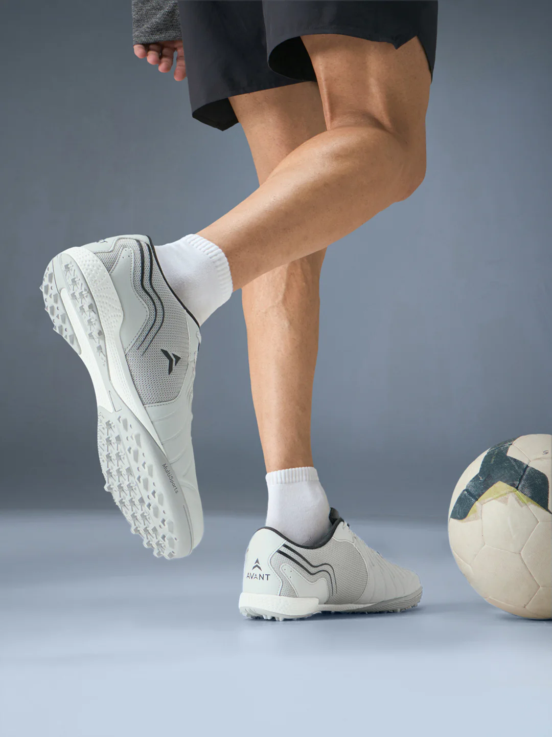 Avant Men's Streamline Turf Football Shoes - Grey - Image 7