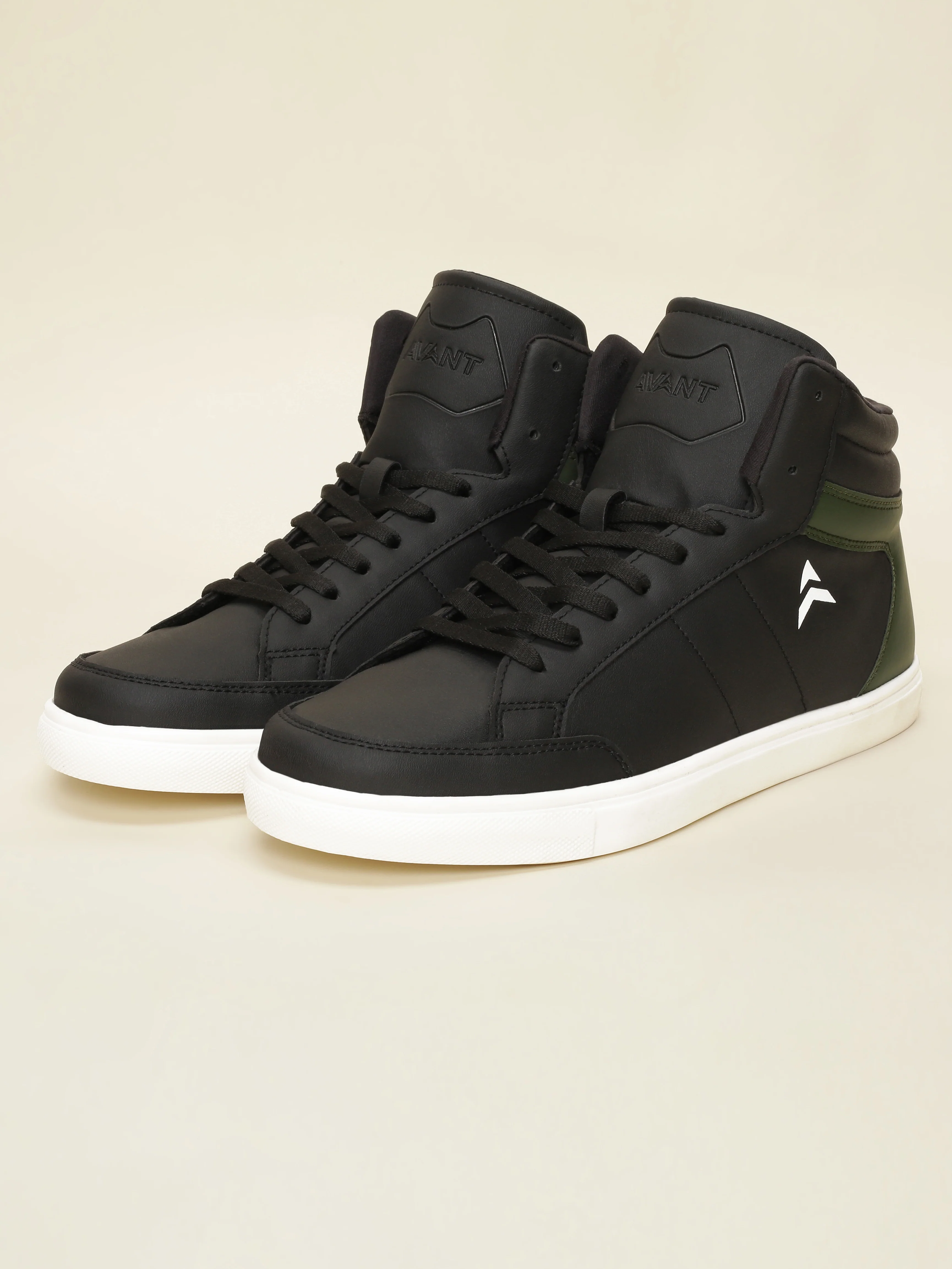 Avant Men's Stride Sneakers - Black/Green - Image 11