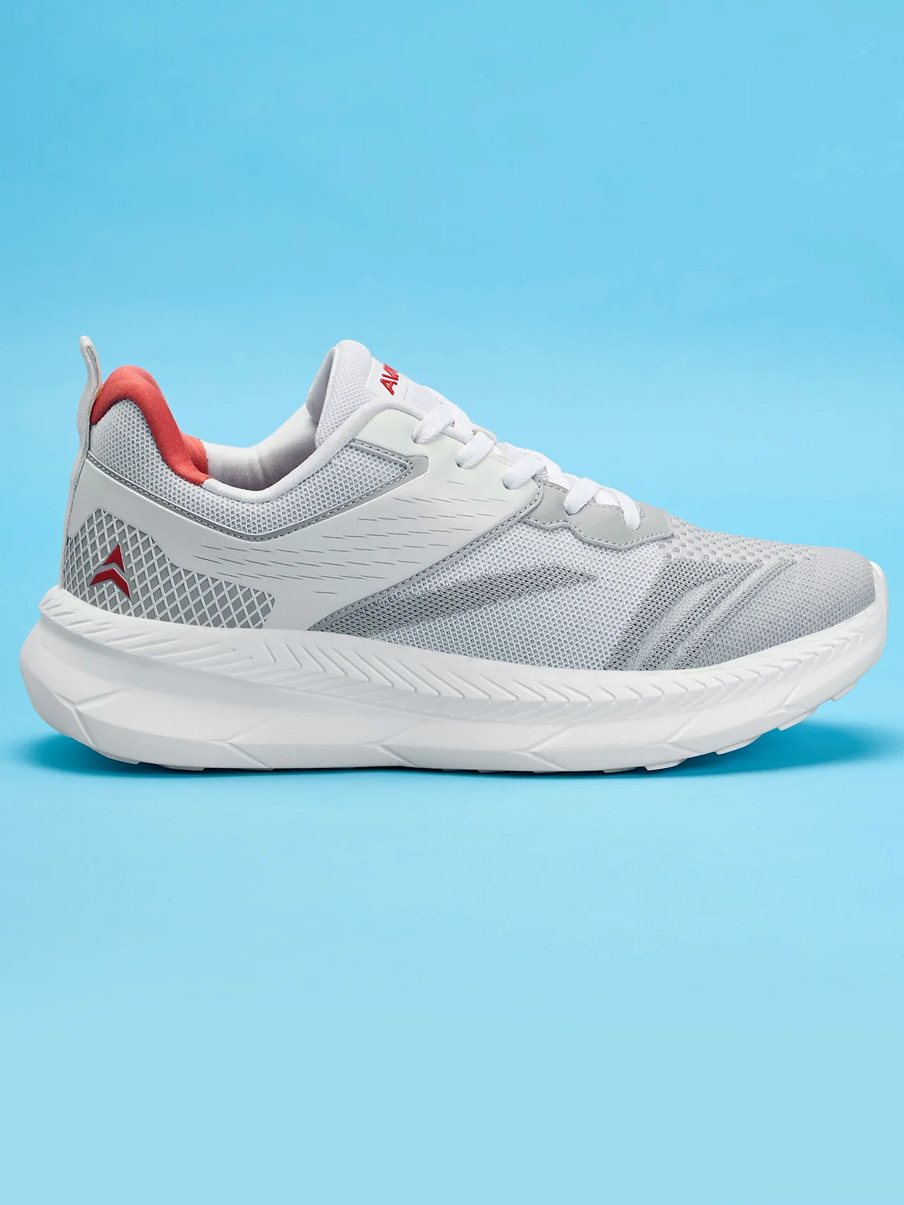 Avant Men's Strides Walking and Training Shoes-Grey/White - Image 5