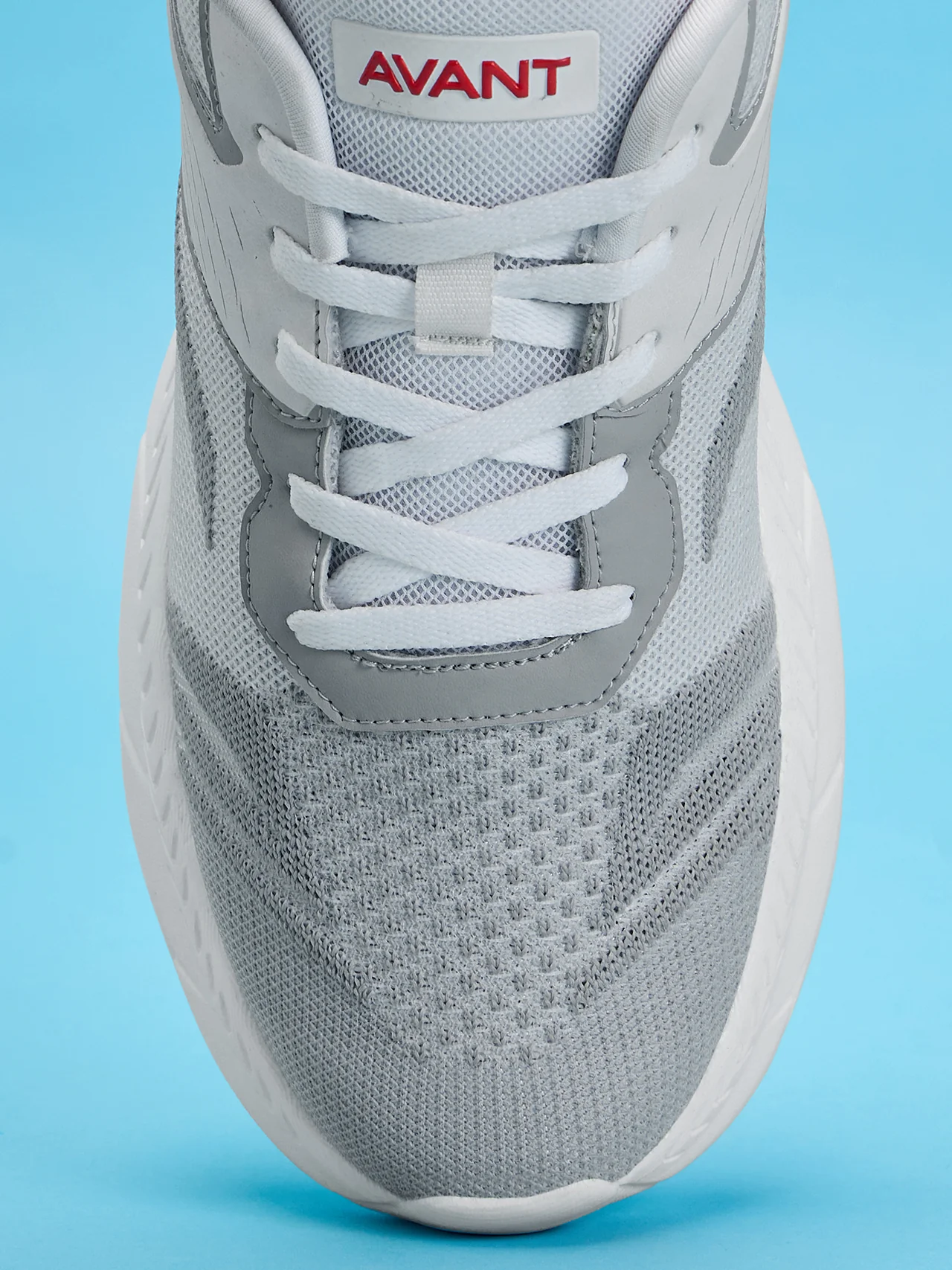 Avant Men's Strides Walking and Training Shoes-Grey/White - Image 9