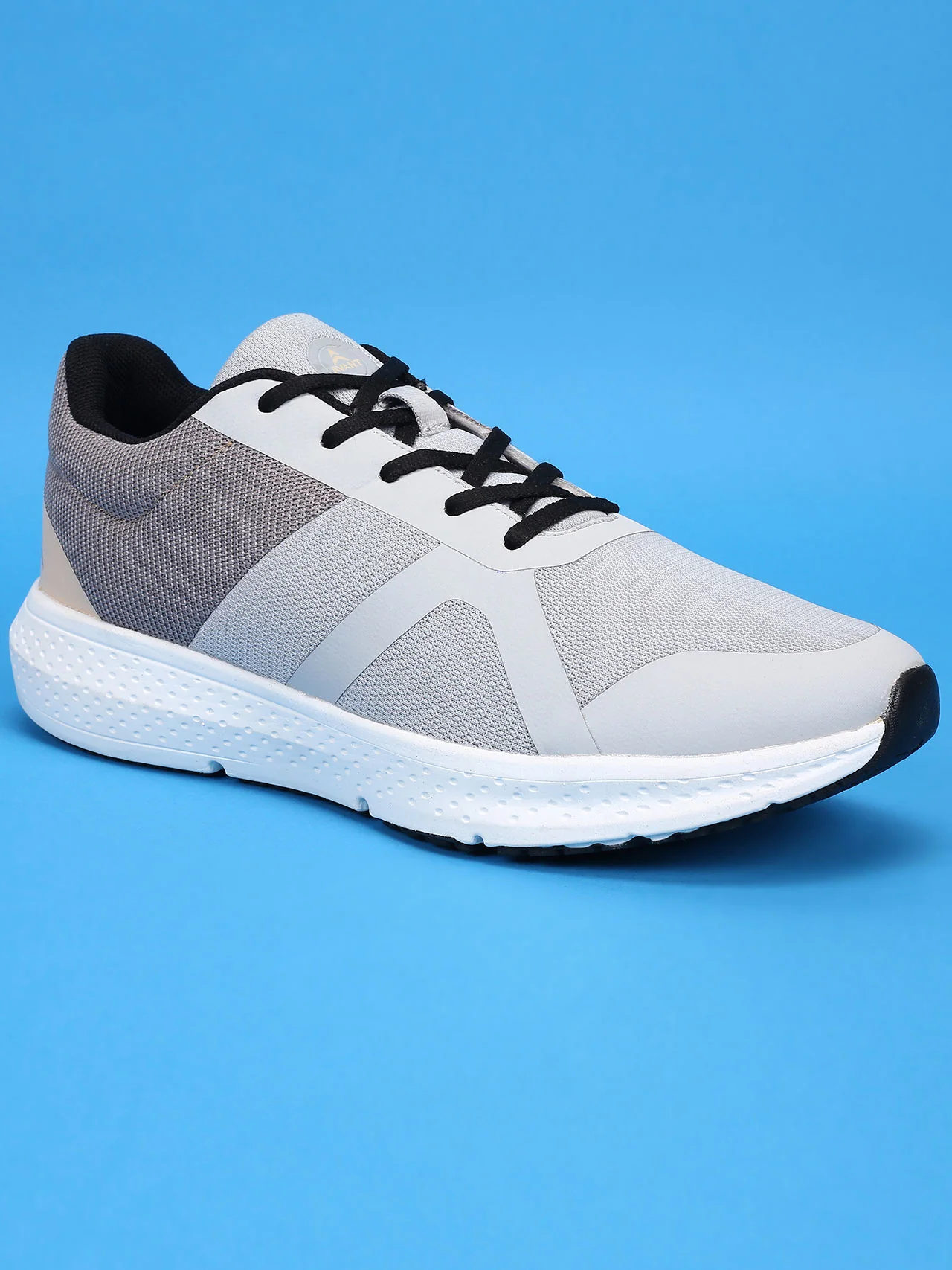 Avant Men's StrideX Sneaker Shoes - Lt Grey/Peach - Image 3