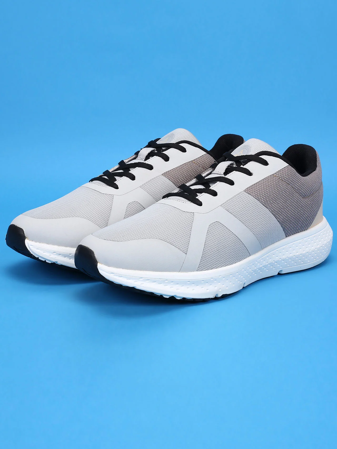 Avant Men's StrideX Sneaker Shoes - Lt Grey/Peach - Image 6