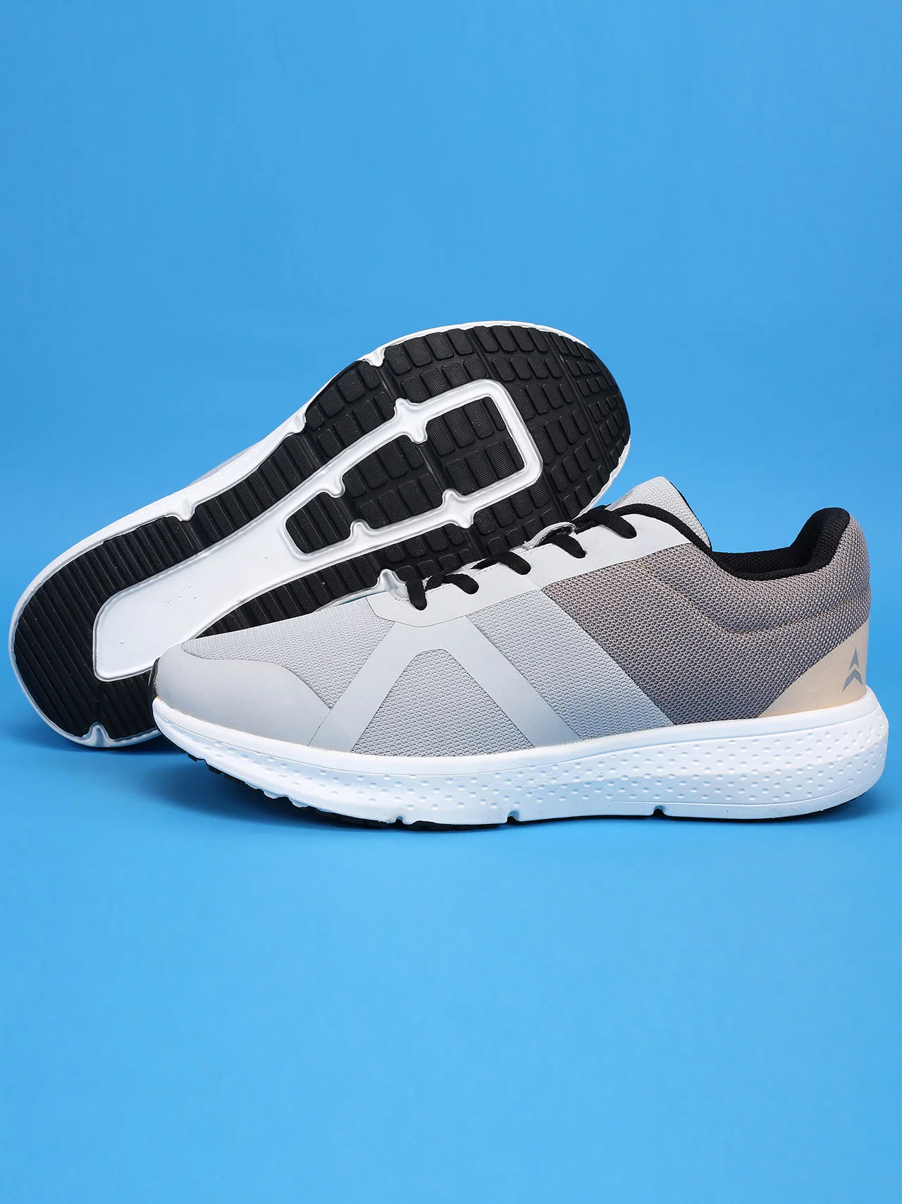 Avant Men's StrideX Sneaker Shoes - Lt Grey/Peach - Image 7
