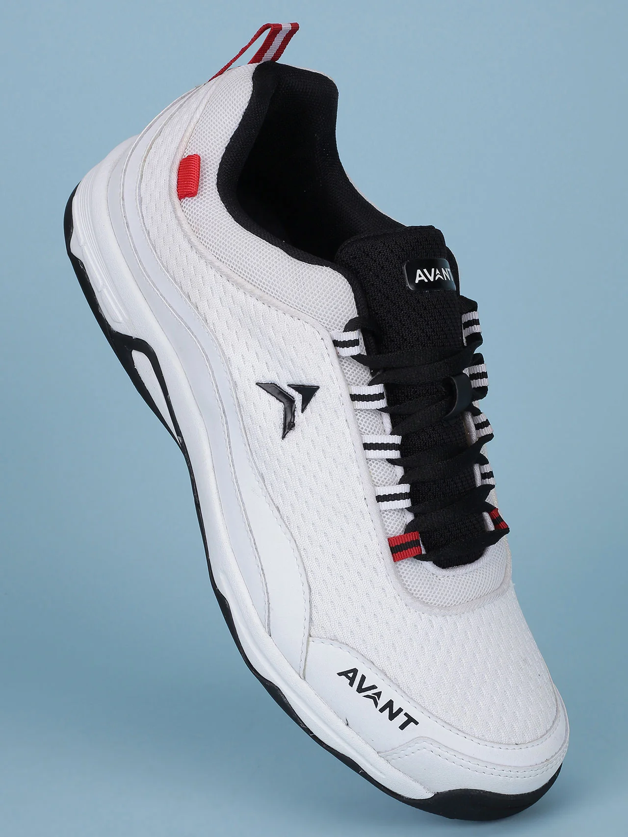 Avant Men's Striker Cricket Shoes - White /Black - Image 4