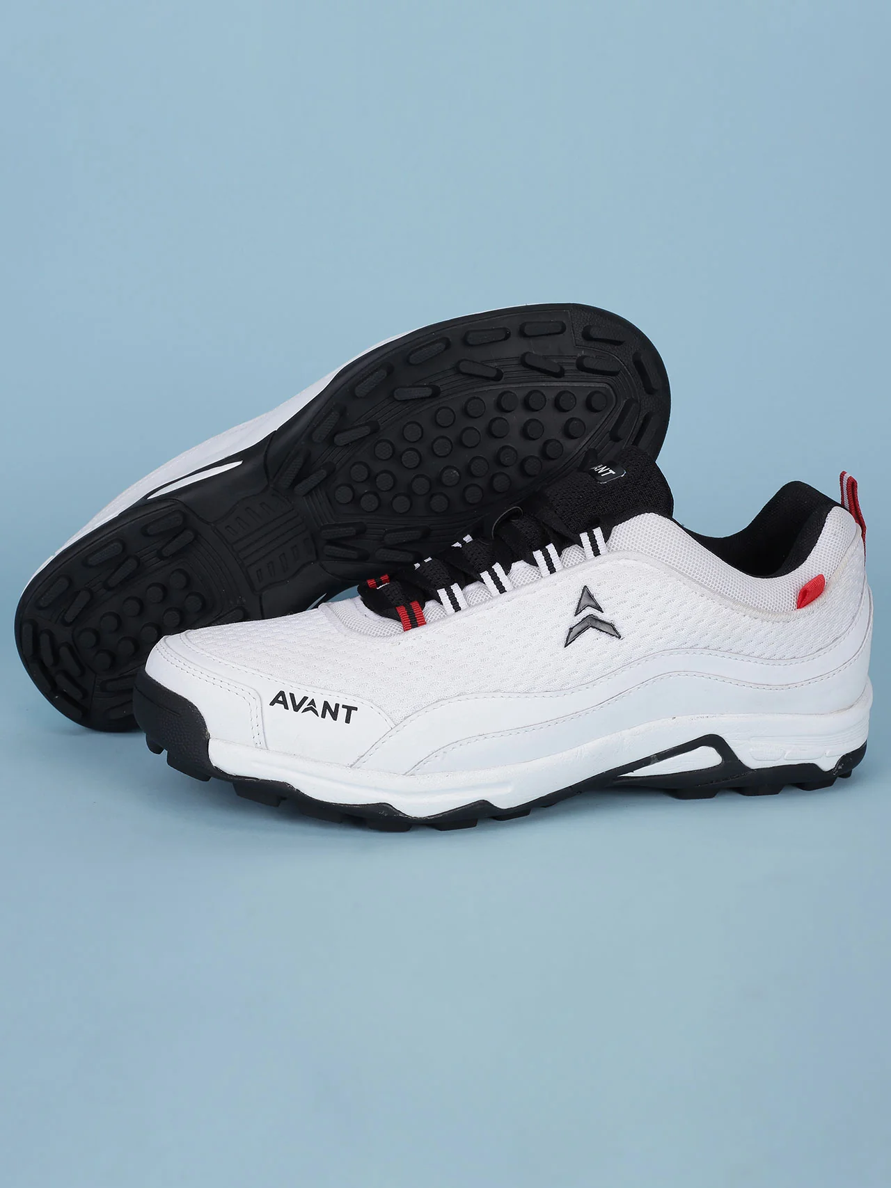 Avant Men's Striker Cricket Shoes - White /Black - Image 6