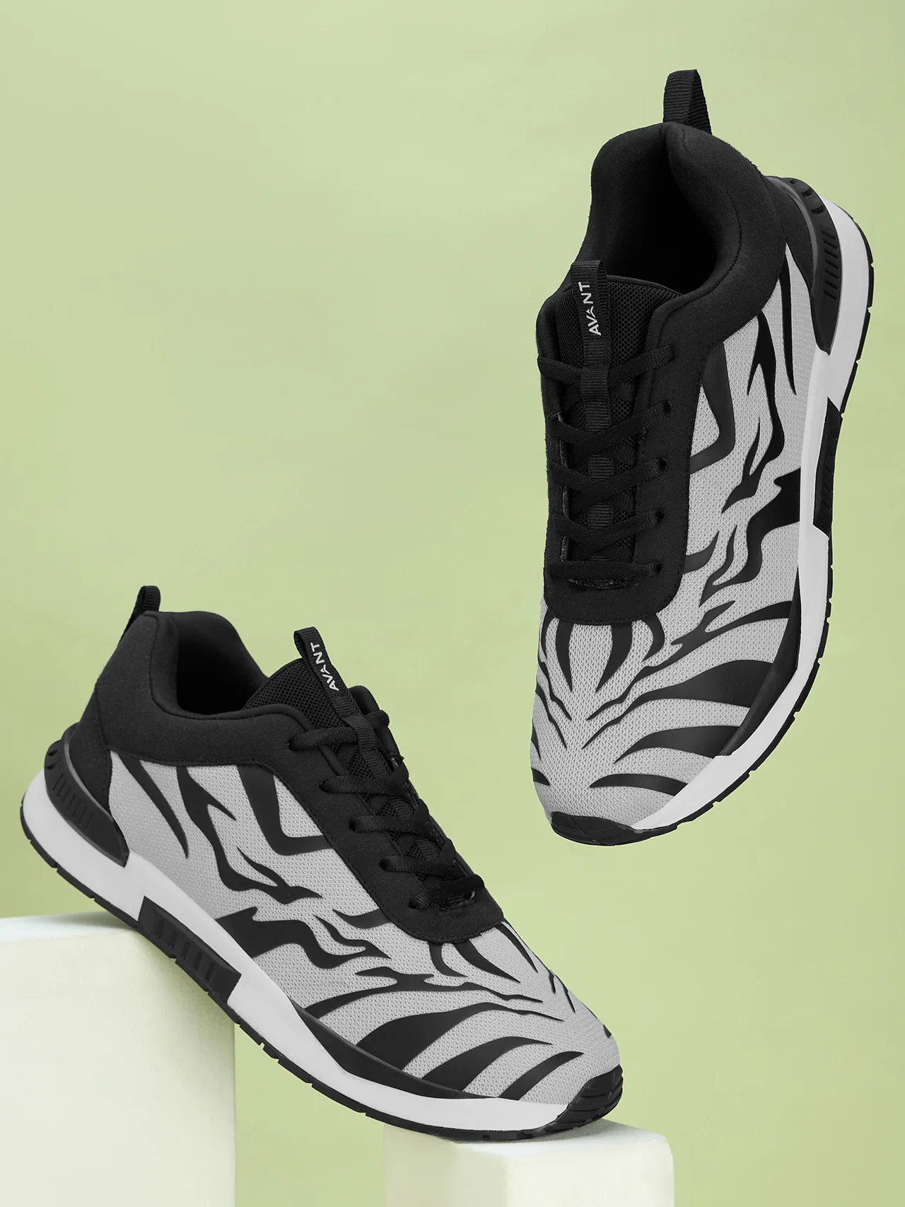 Avant Men's Swag Sneaker Shoes - Black / Grey - Image 10