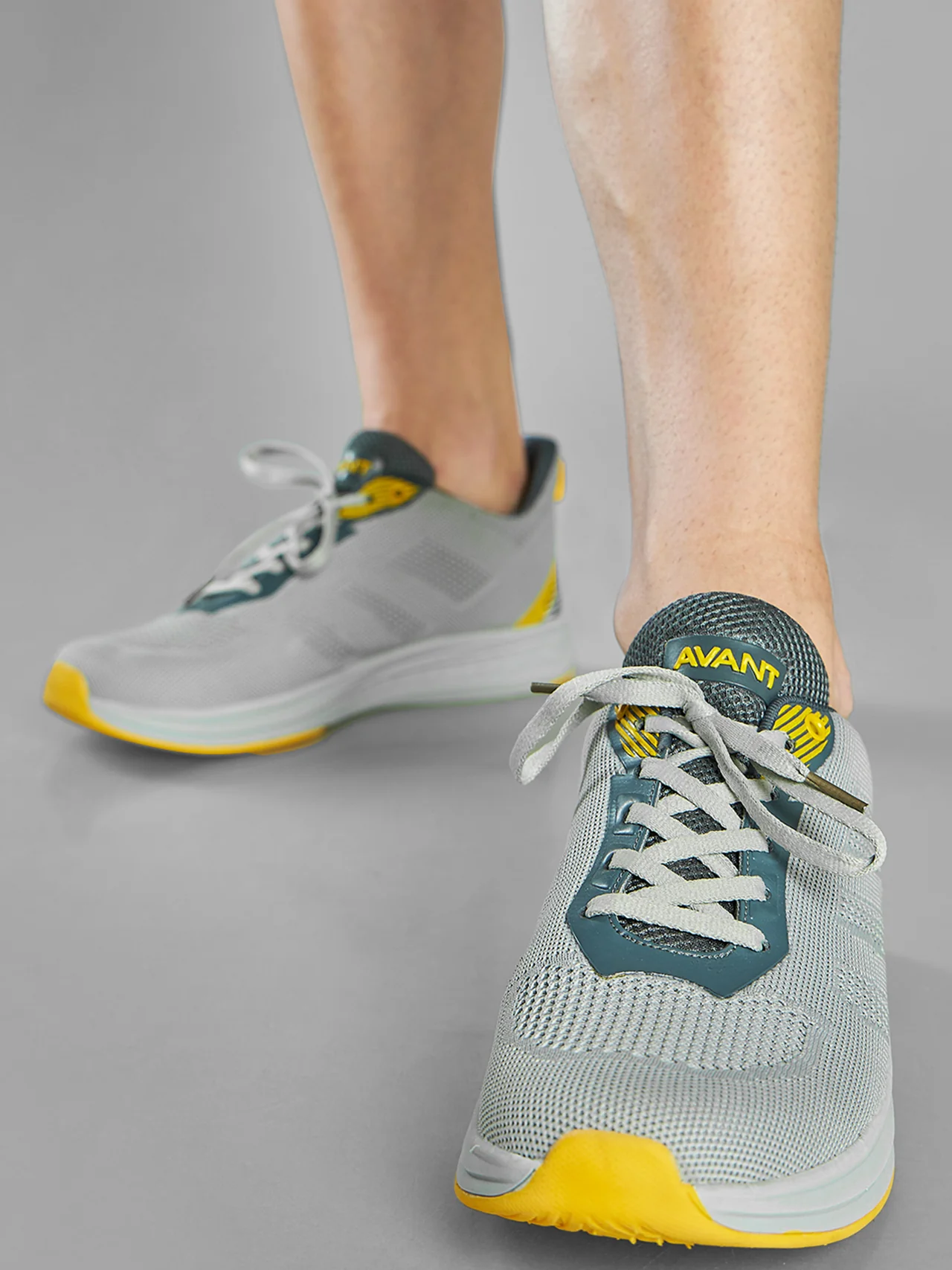 Avant Men's Swift Running & Training Shoes, Grey - Image 2