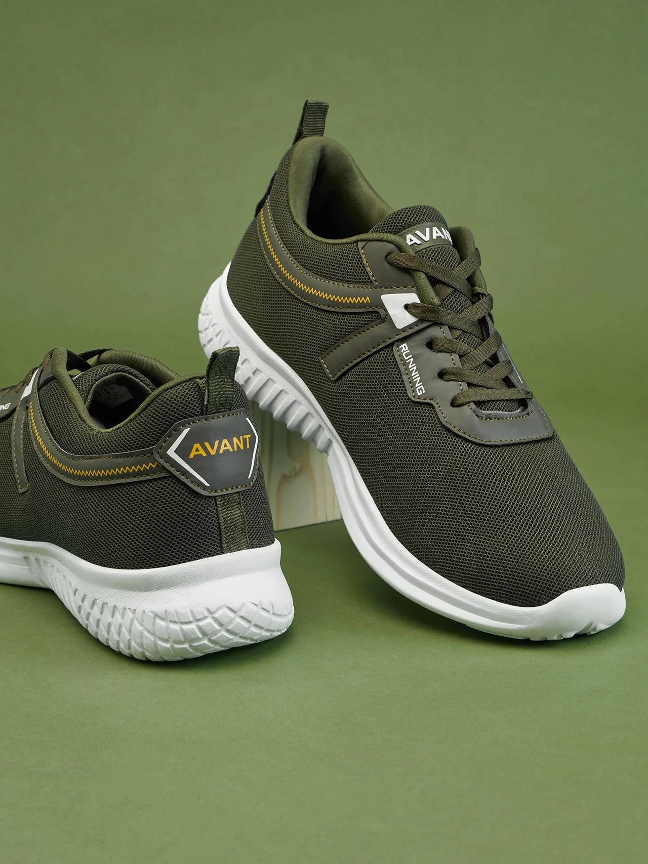 Avant Men's Trace Walking Shoes-Olive - Image 10