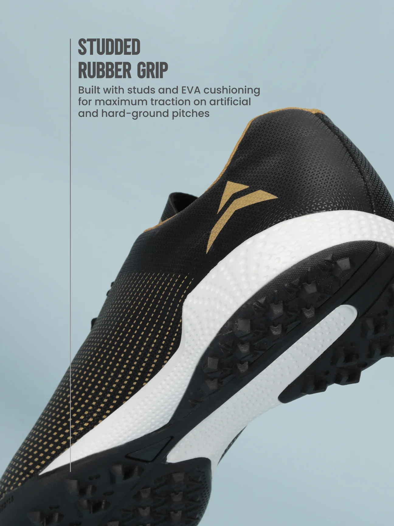Avant Men's TurfMaster Pro Football Shoes - Black - Image 6