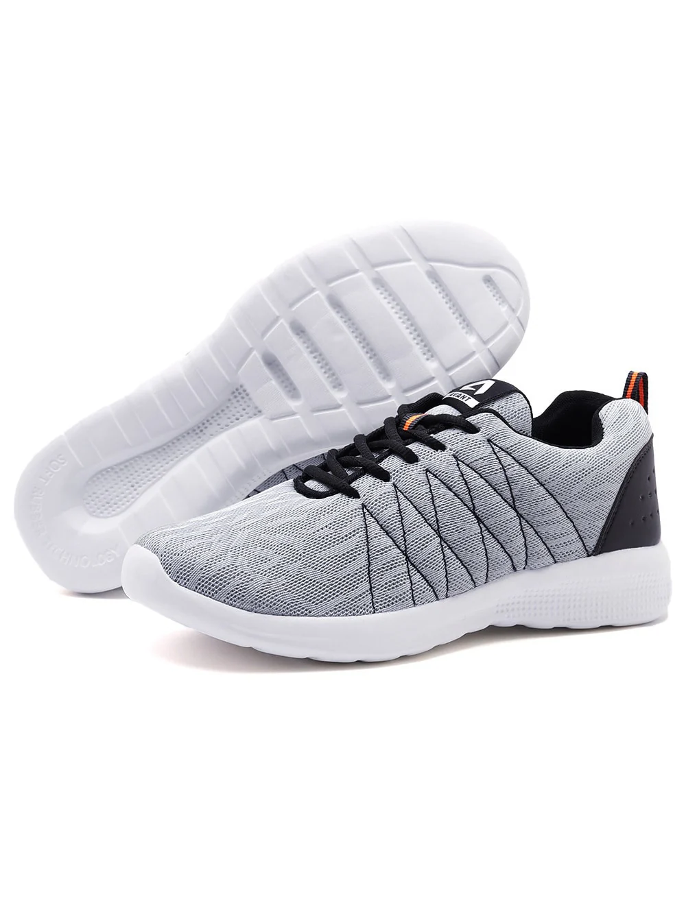 Avant Men's Ultra Light Running and Training Shoes - Grey - Image 5