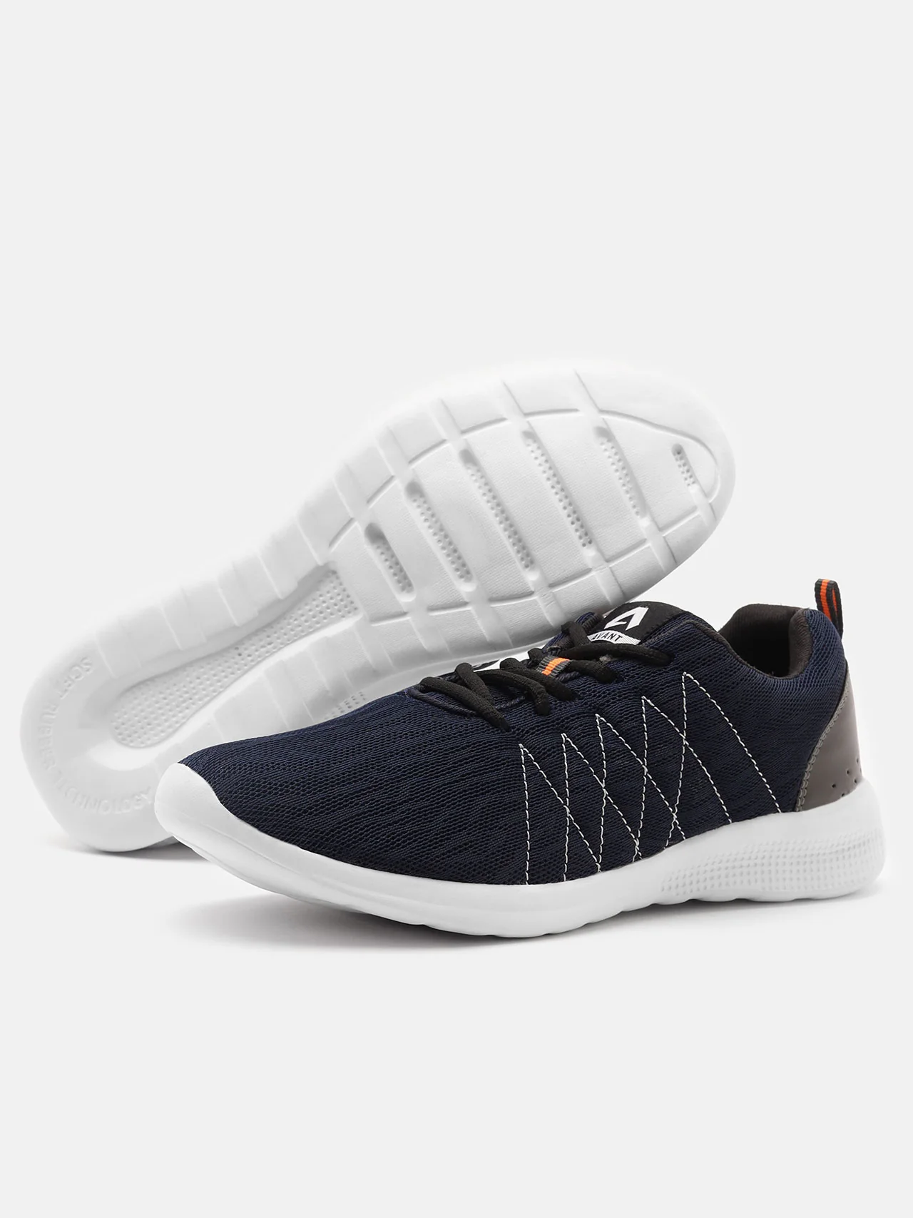 Avant Men's Ultra Light Running and Training Shoes - Navy Blue - Image 3
