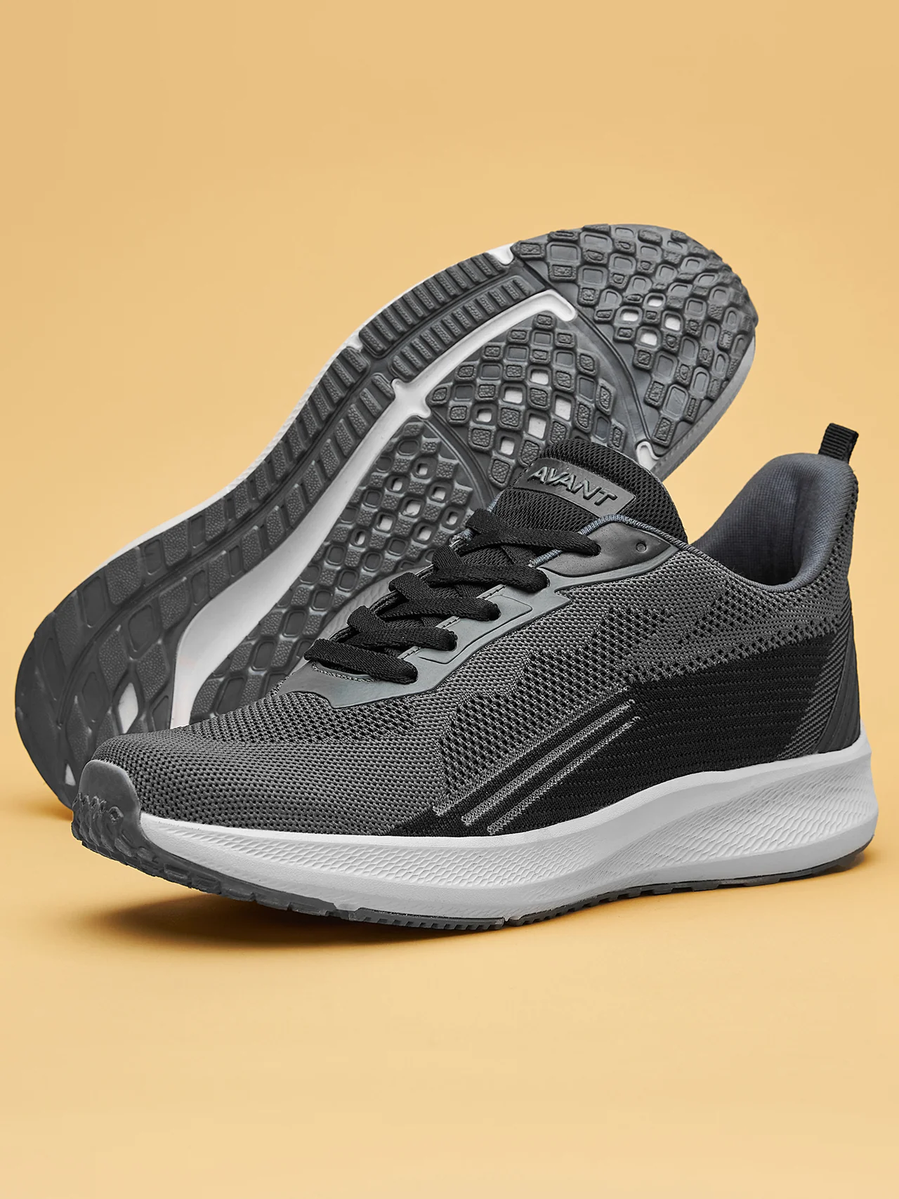 Avant Men's UltraBoom Running and Training shoes-D.Grey - Image 7