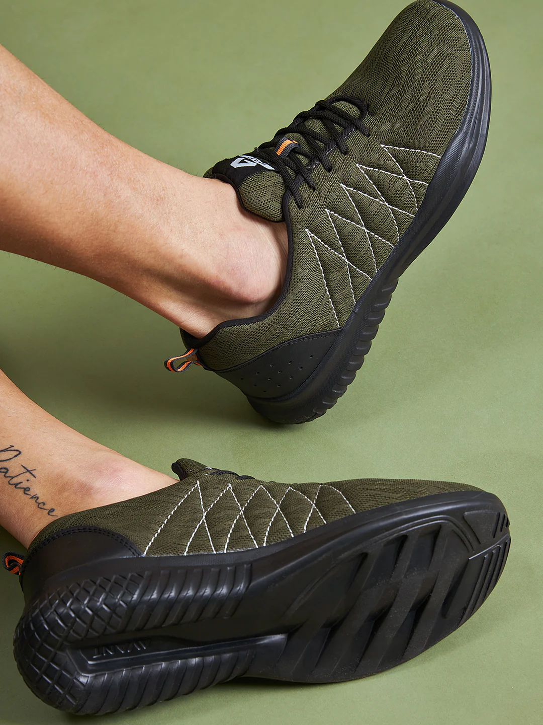 Avant Men's Ultralight Running shoes-Olive - Image 2