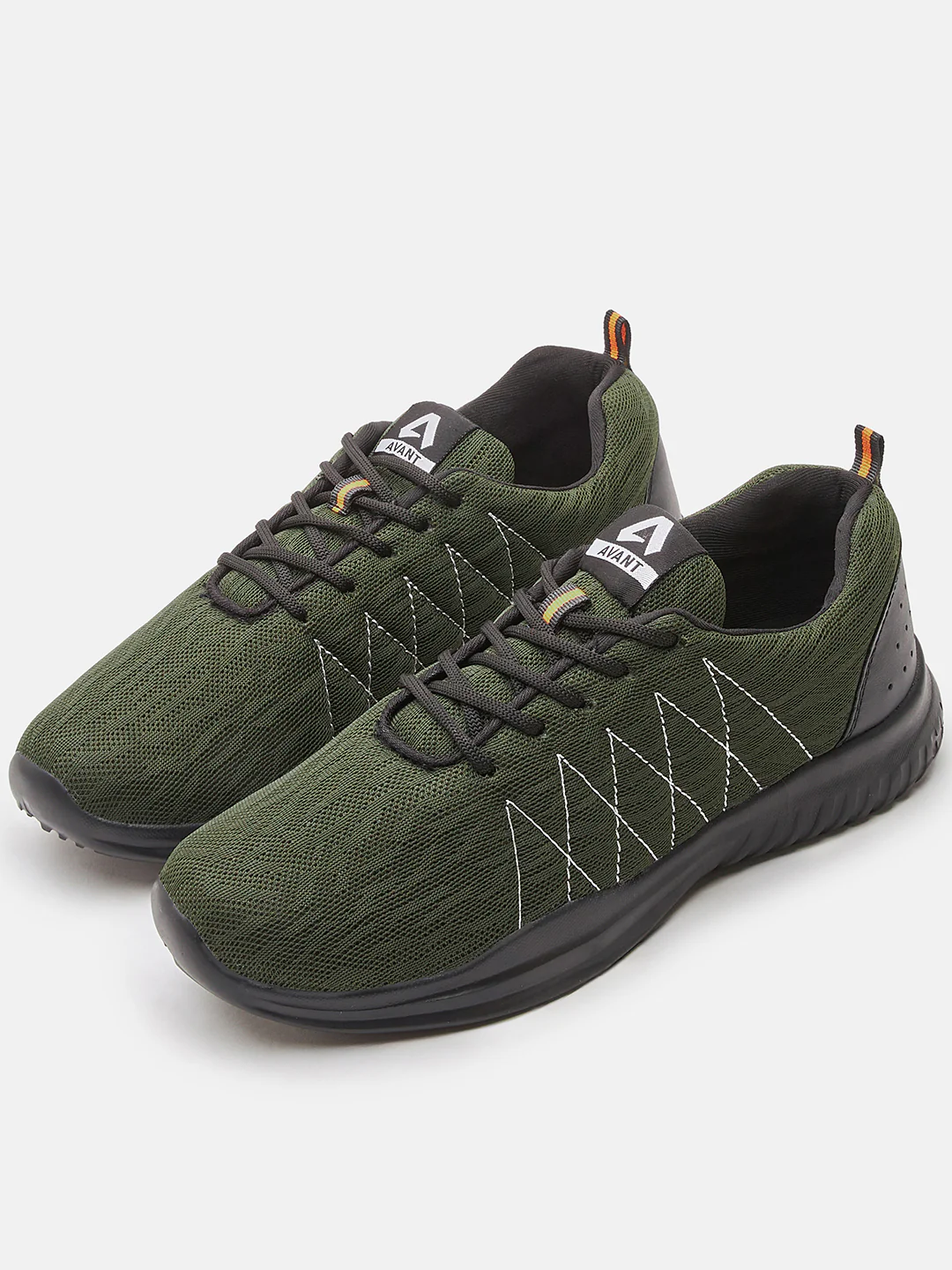 Avant Men's Ultralight Running shoes-Olive - Image 6