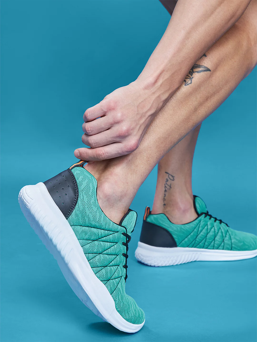 Avant Men's Ultralight Running shoes-Turquoise - Image 2