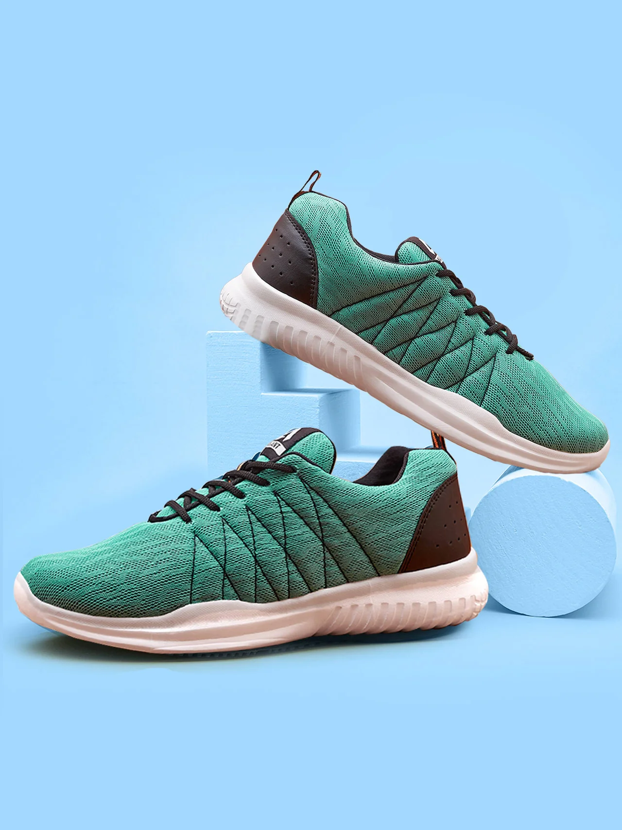 Avant Men's Ultralight Running shoes-Turquoise - Image 3
