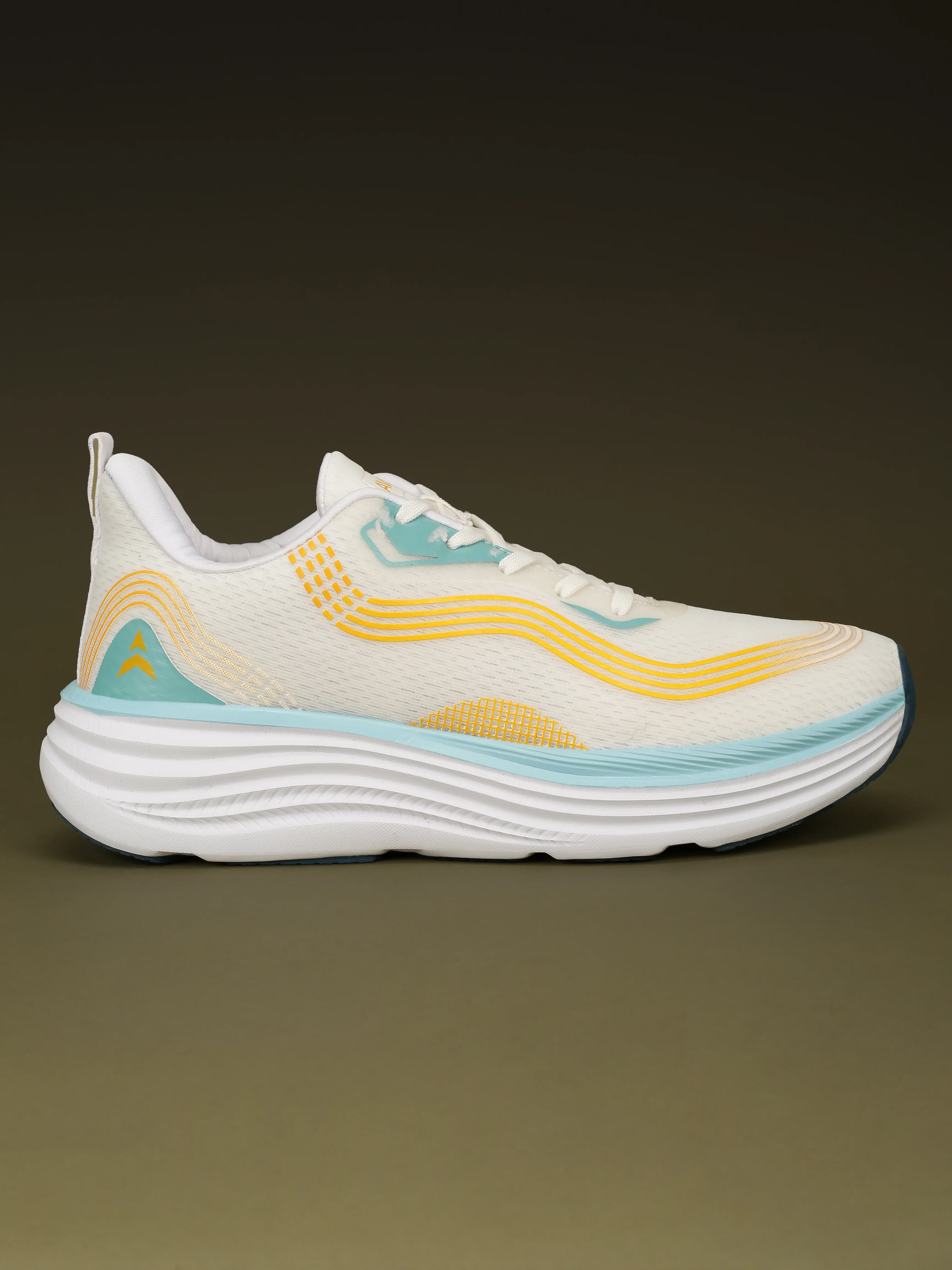 Avant Men's VaporWeave Running Shoes - Orange/L.Blue - Image 3