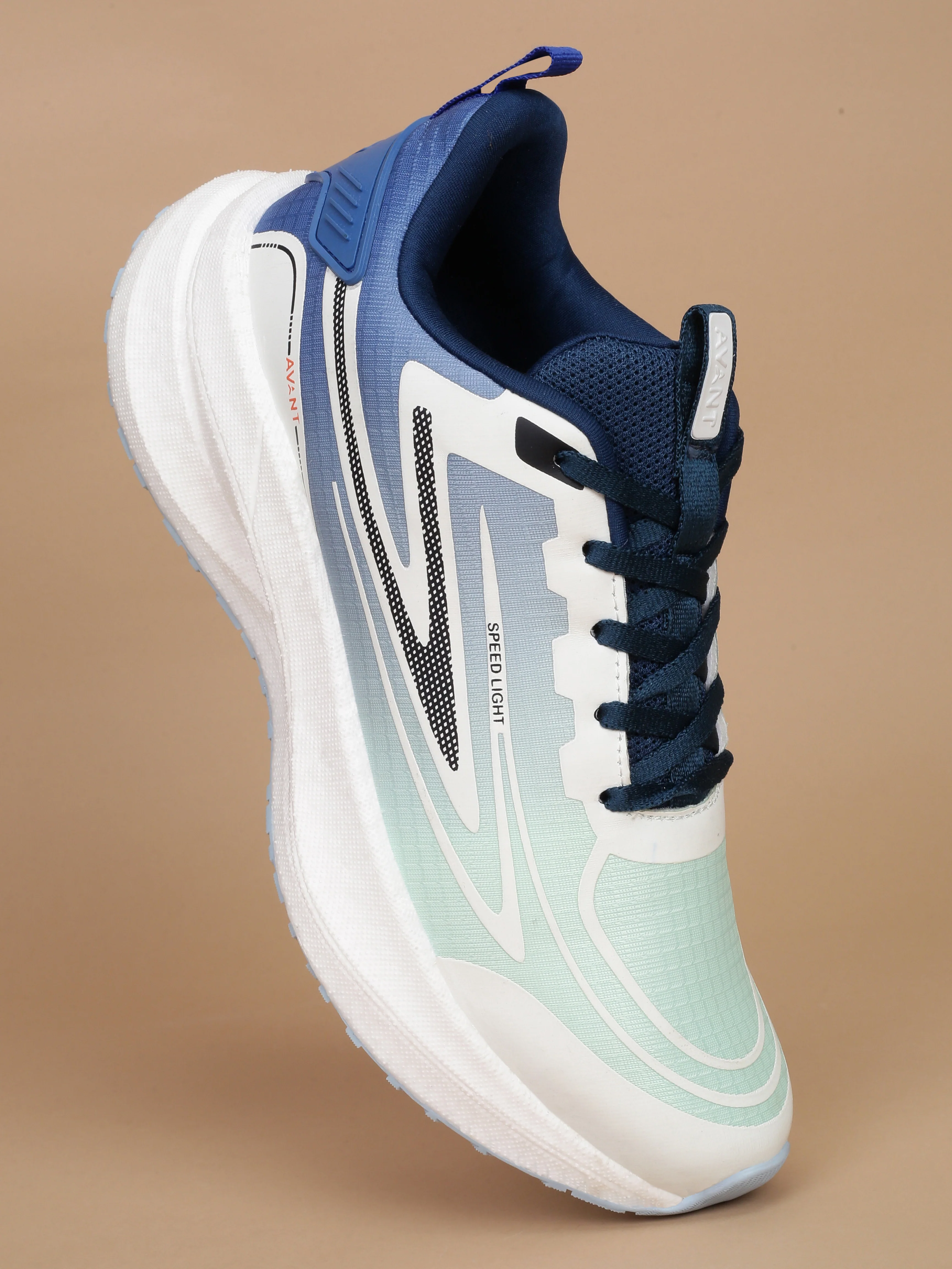 Avant Men's VelocityArc Running Shoes - Green / Blue - Image 5
