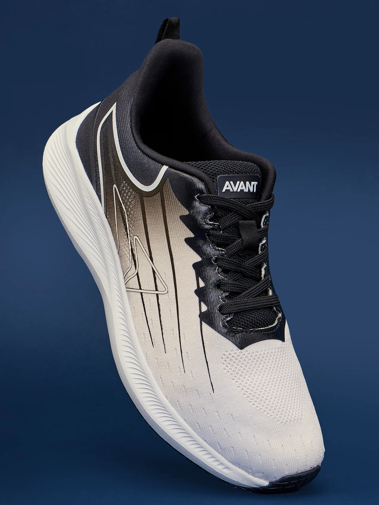 Avant Men's Verge Running shoes - White/Black - Image 4